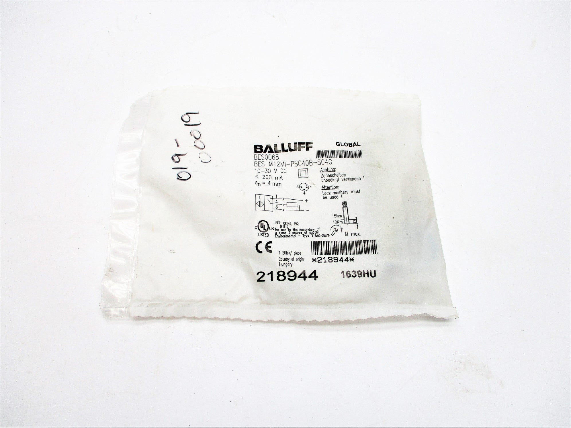 BALLUFF BESM12MI-PSC40B-S04G BES0068 10-30VDC NSMP