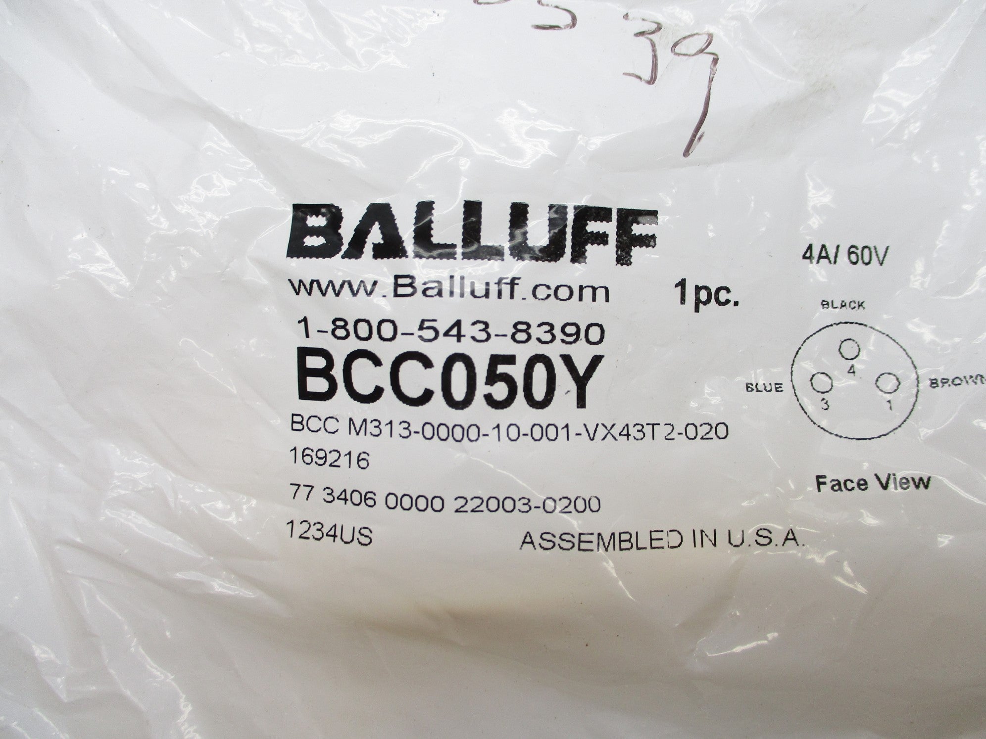 BALLUFF BCCM313-0000-10-001-VX43T2-020 NSMP