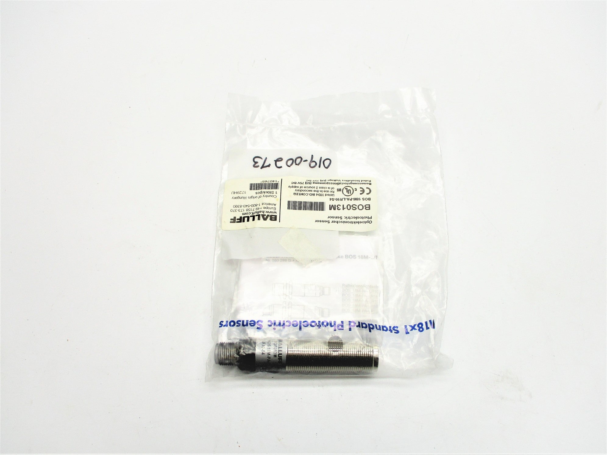 BALLUFF BOS18M-PA-LR10-S4 NSMP