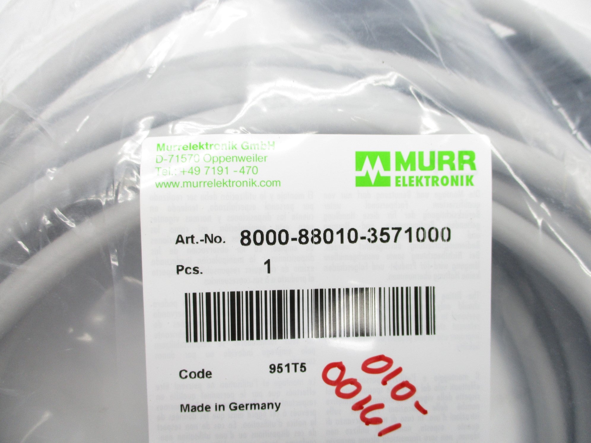 MURR ELEKTRONIK 8000-88010-3571000 NSMP