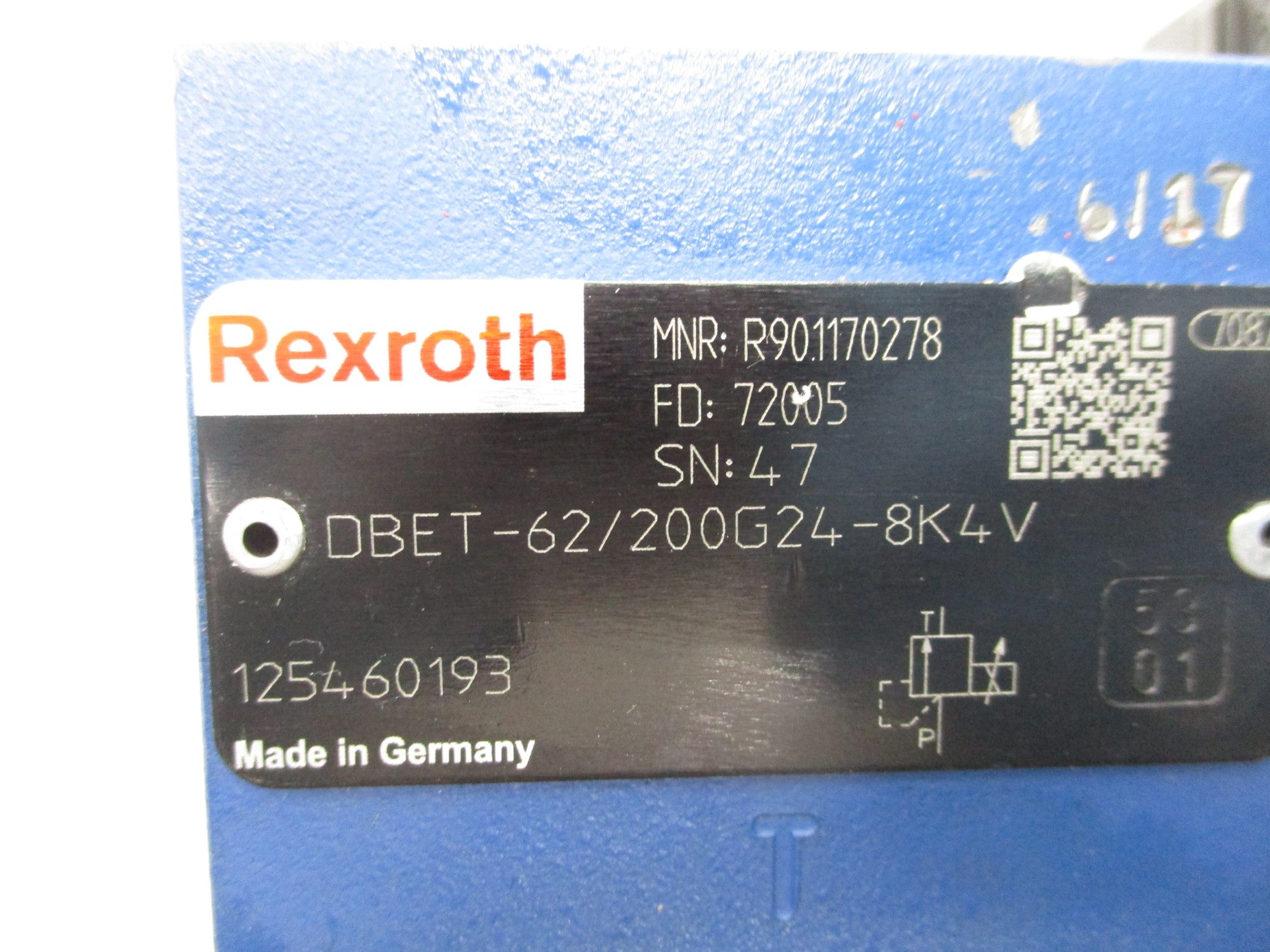 REXROTH R901170278 DBET-62/200G24-8K4V NSNP