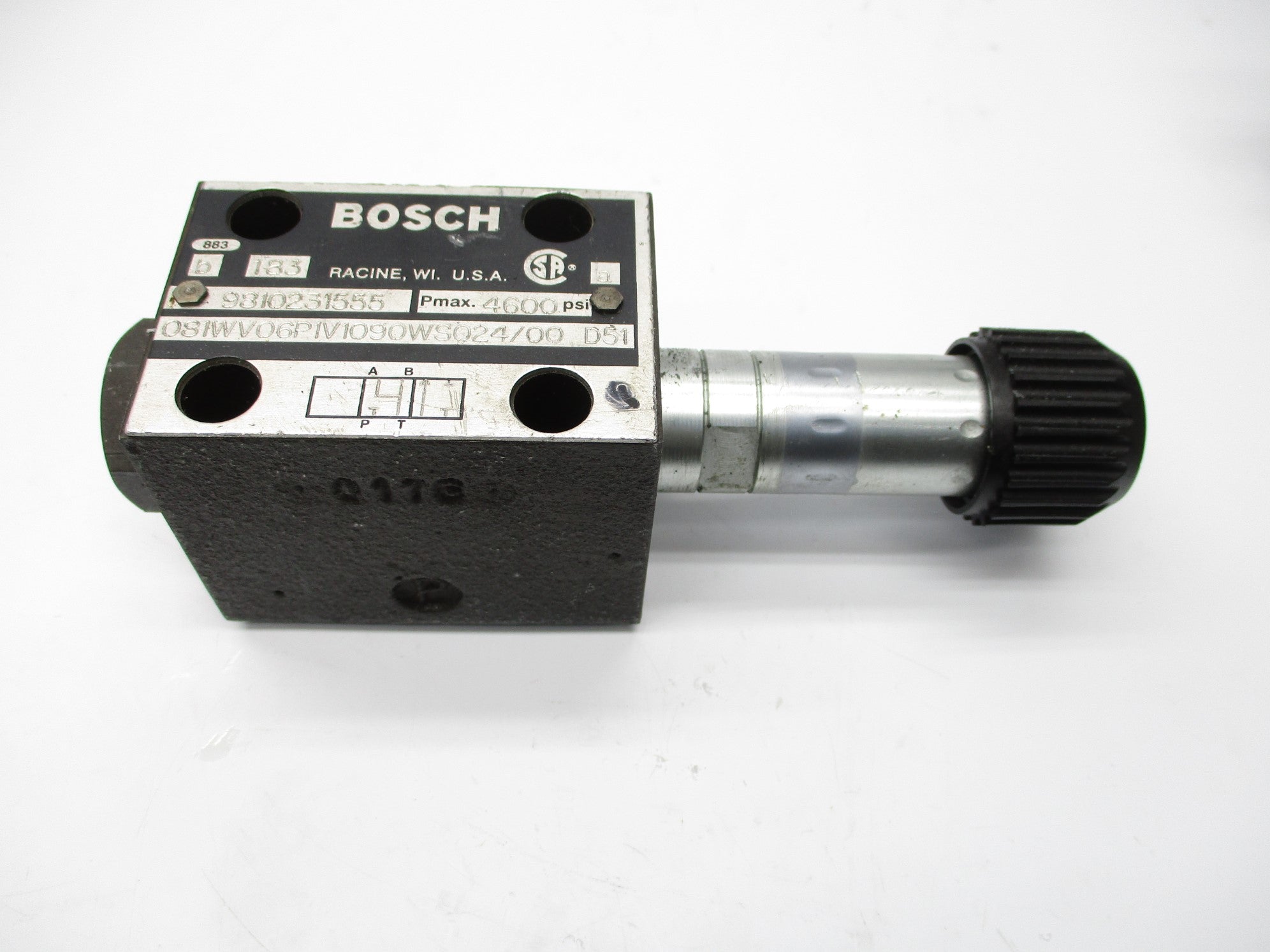 BOSCH 081WV06P1V1090WS024/00D51 4600PSI NSNP
