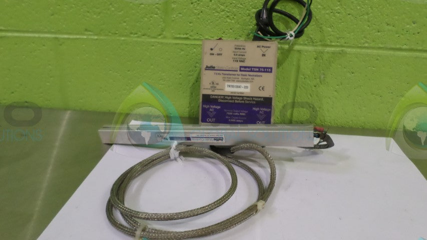 JULIE STATIC CONTROLS TSN75-115 TRANSFORMER *USED*