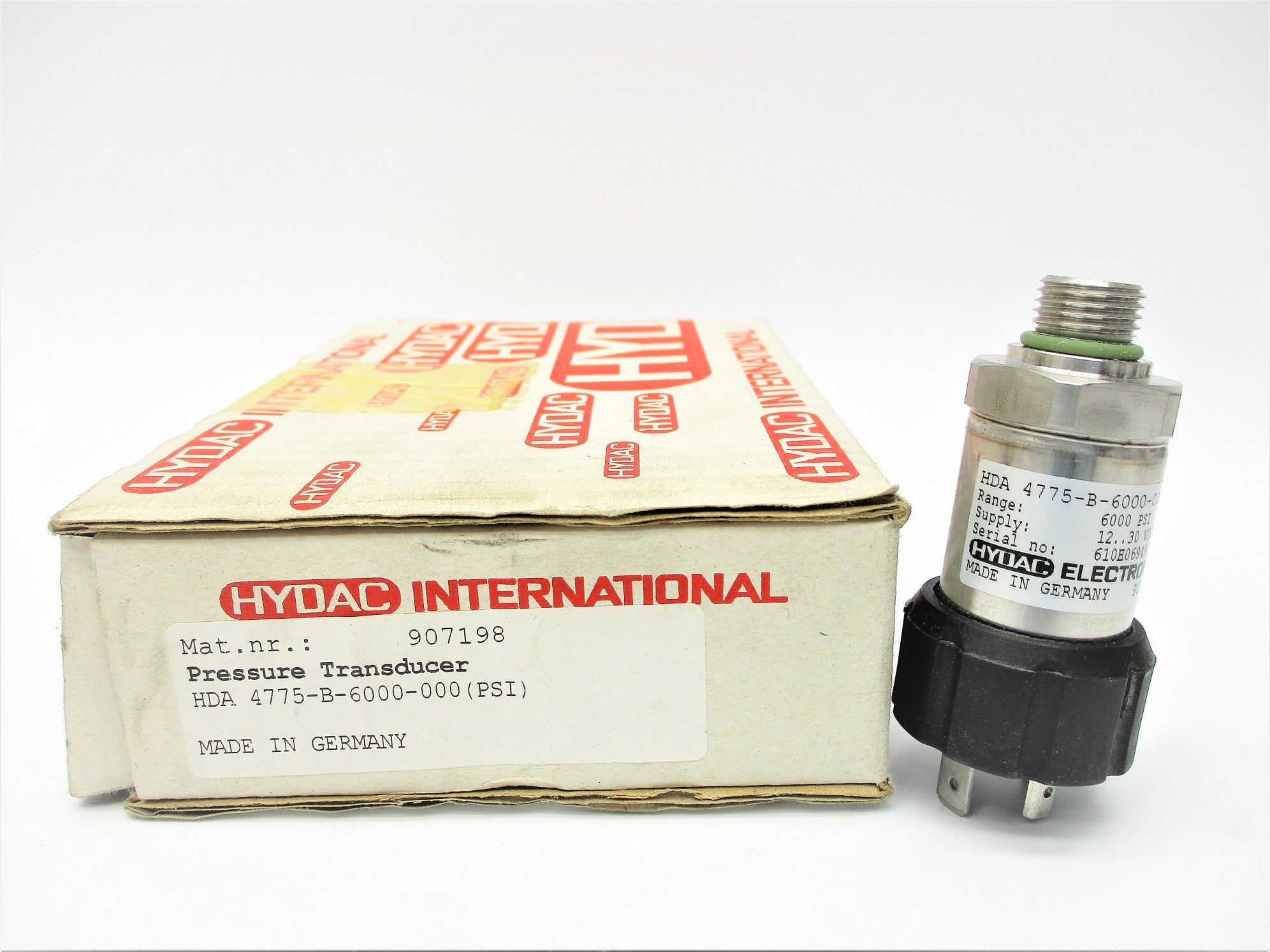 HYDAC 4775-B-6000-000 907198 6000PSI NSMP