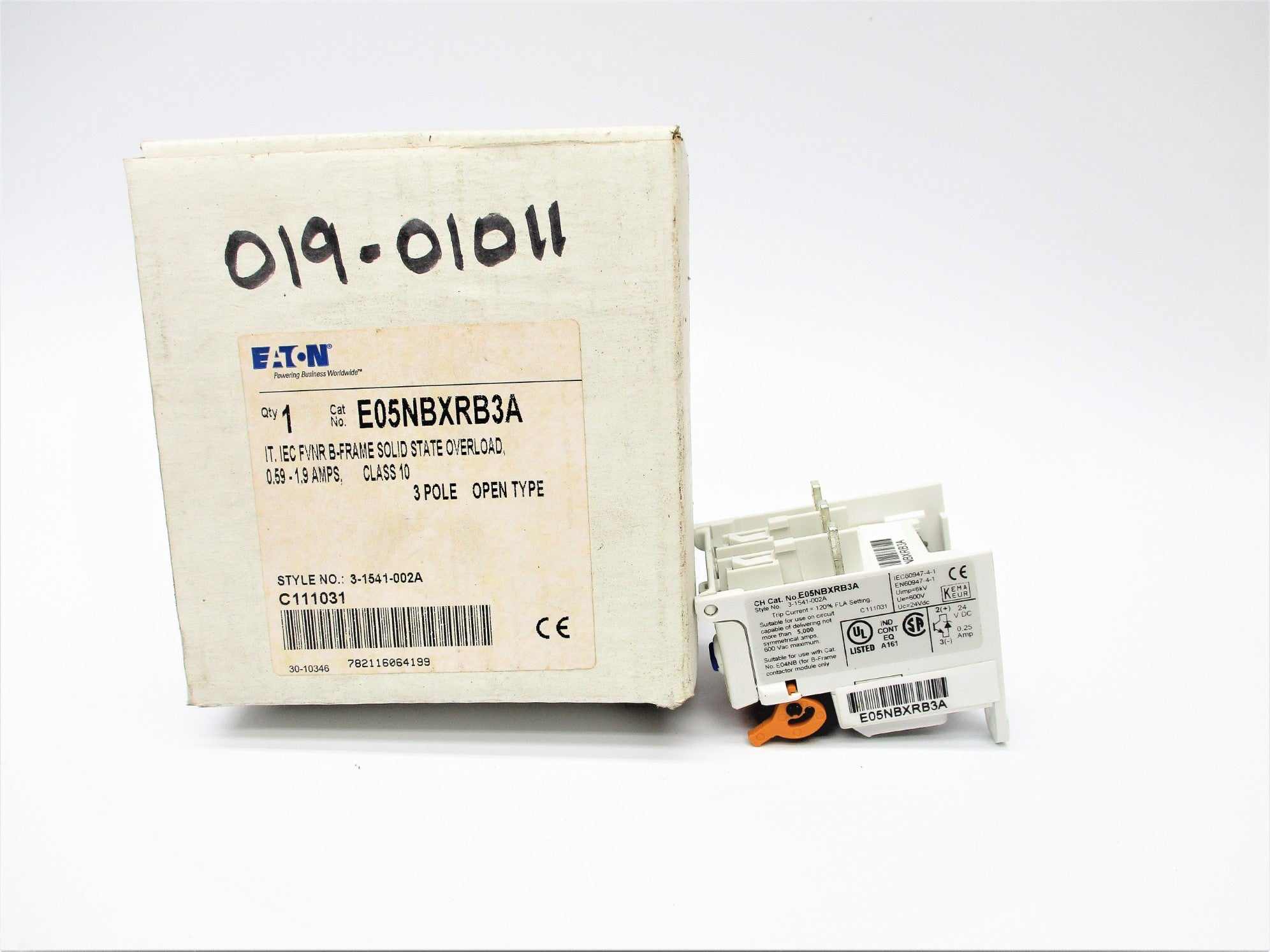 EATON E05NBXRB3A 0.59-1.9A 24VDC NSMP