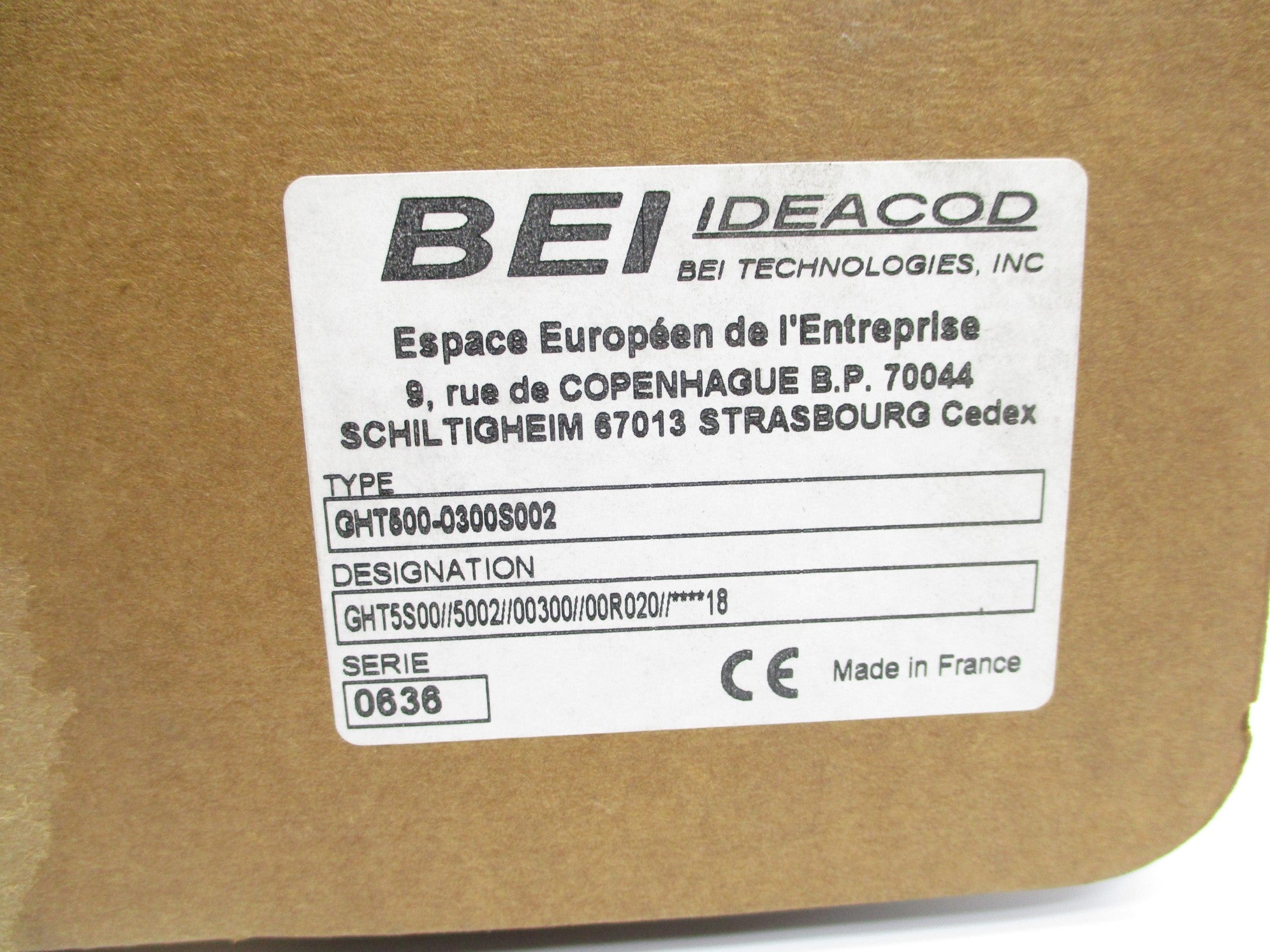 BEI GHT500-0300S002 NSMP