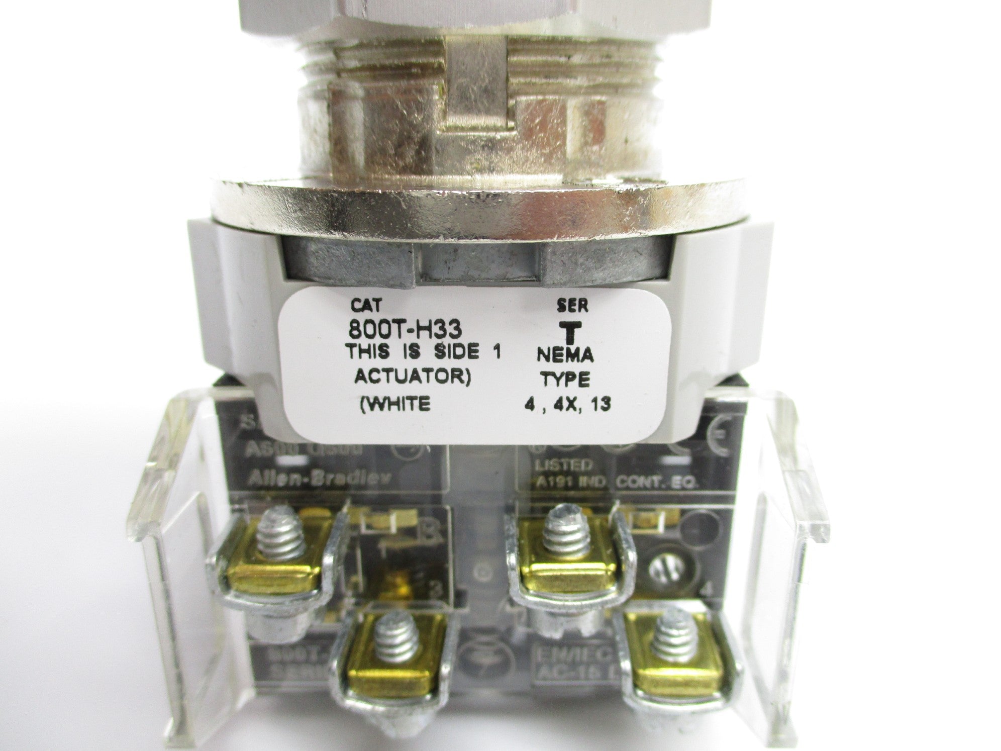 ALLEN BRADLEY 800T-H33A SER. T (NO KEY) NSNP