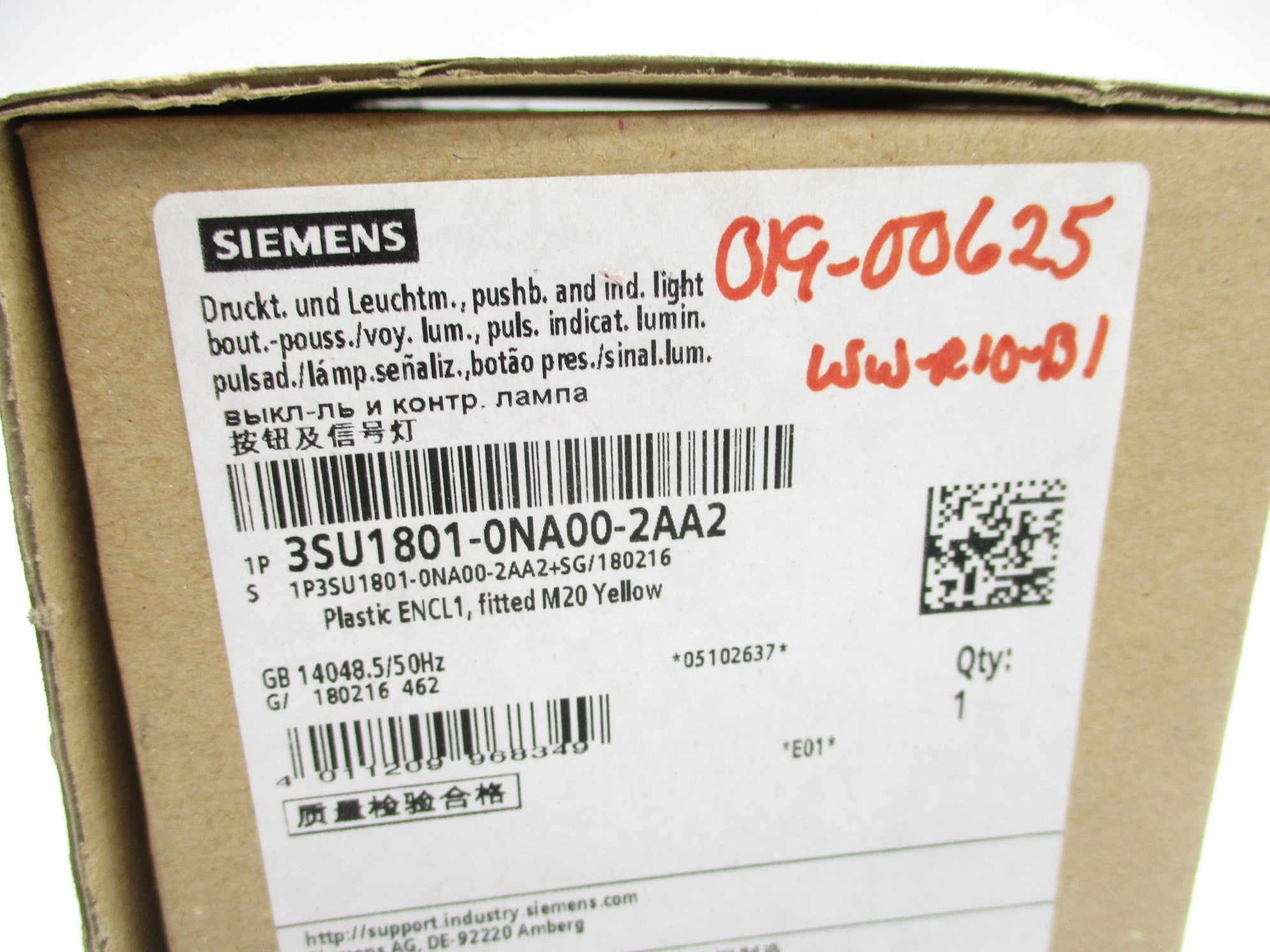 SIEMENS 3SU1801-0NA00-2AA2 NSMP