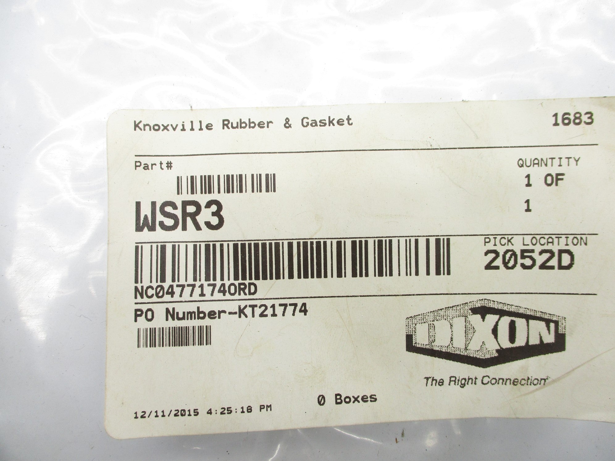 DIXON WSR3 NSMP