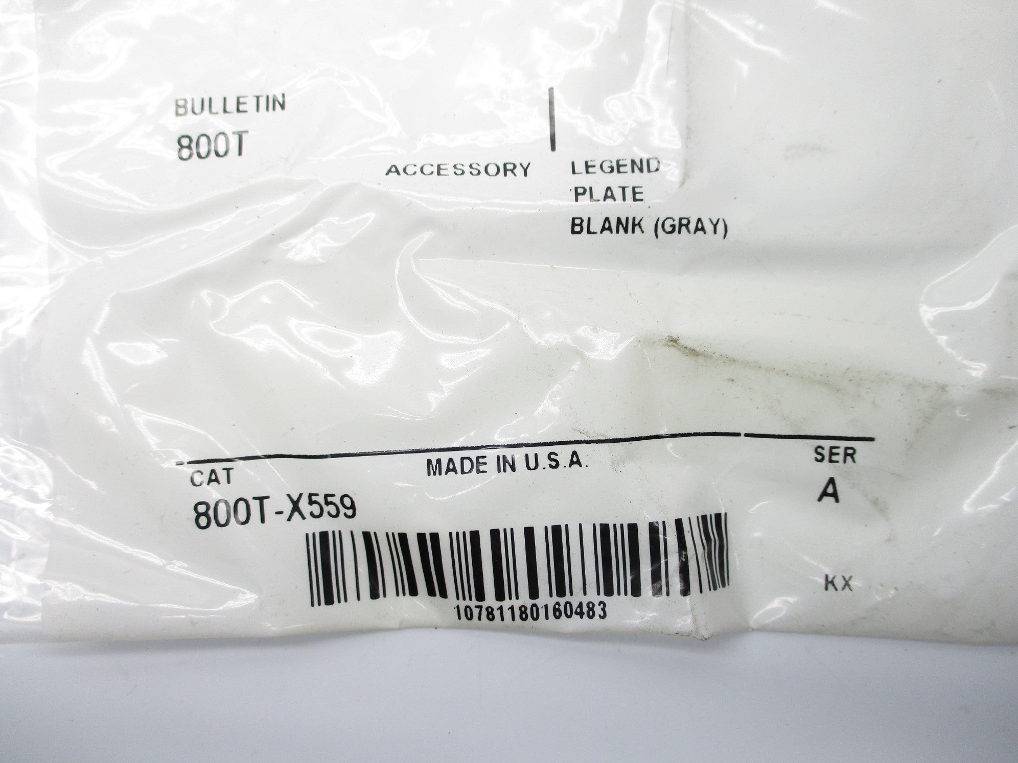 ALLEN BRADLEY 800T-X559 SER. A NSNP