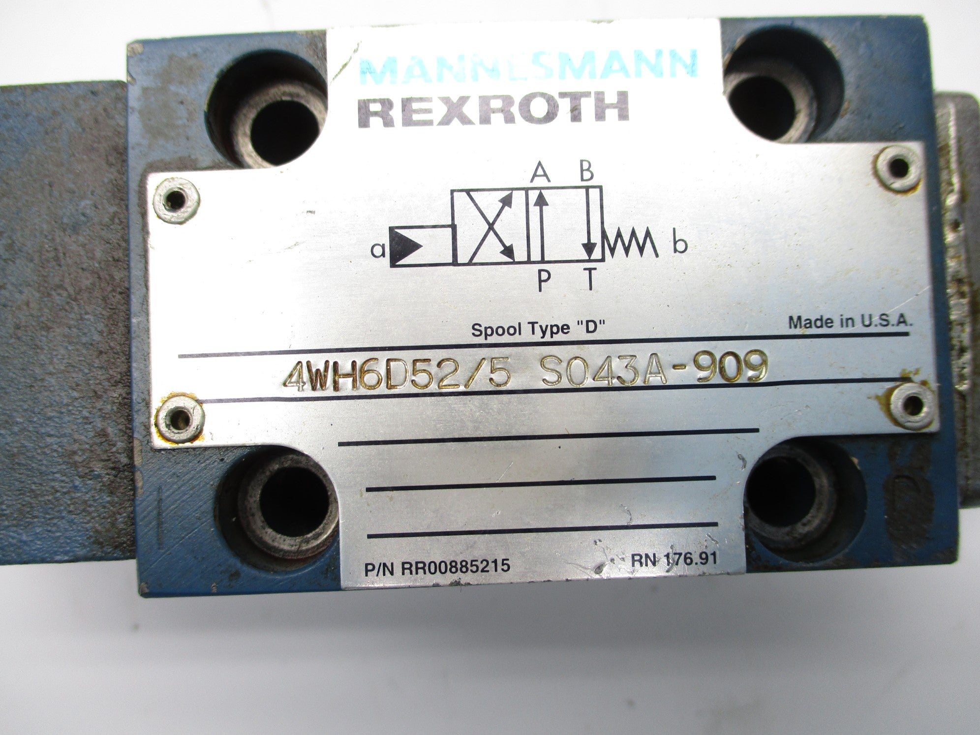 REXROTH 4WH6D52/5S043A-909 UNMP