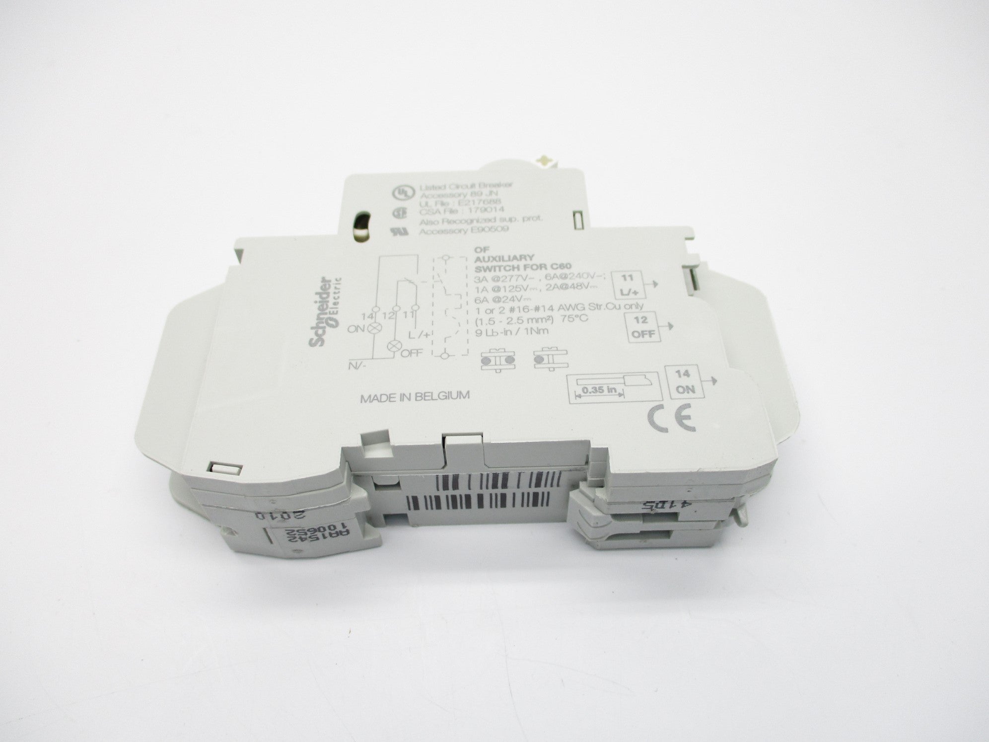 SCHNEIDER ELECTRIC 60103 (AS PICTURED) 2A 240V NUPI