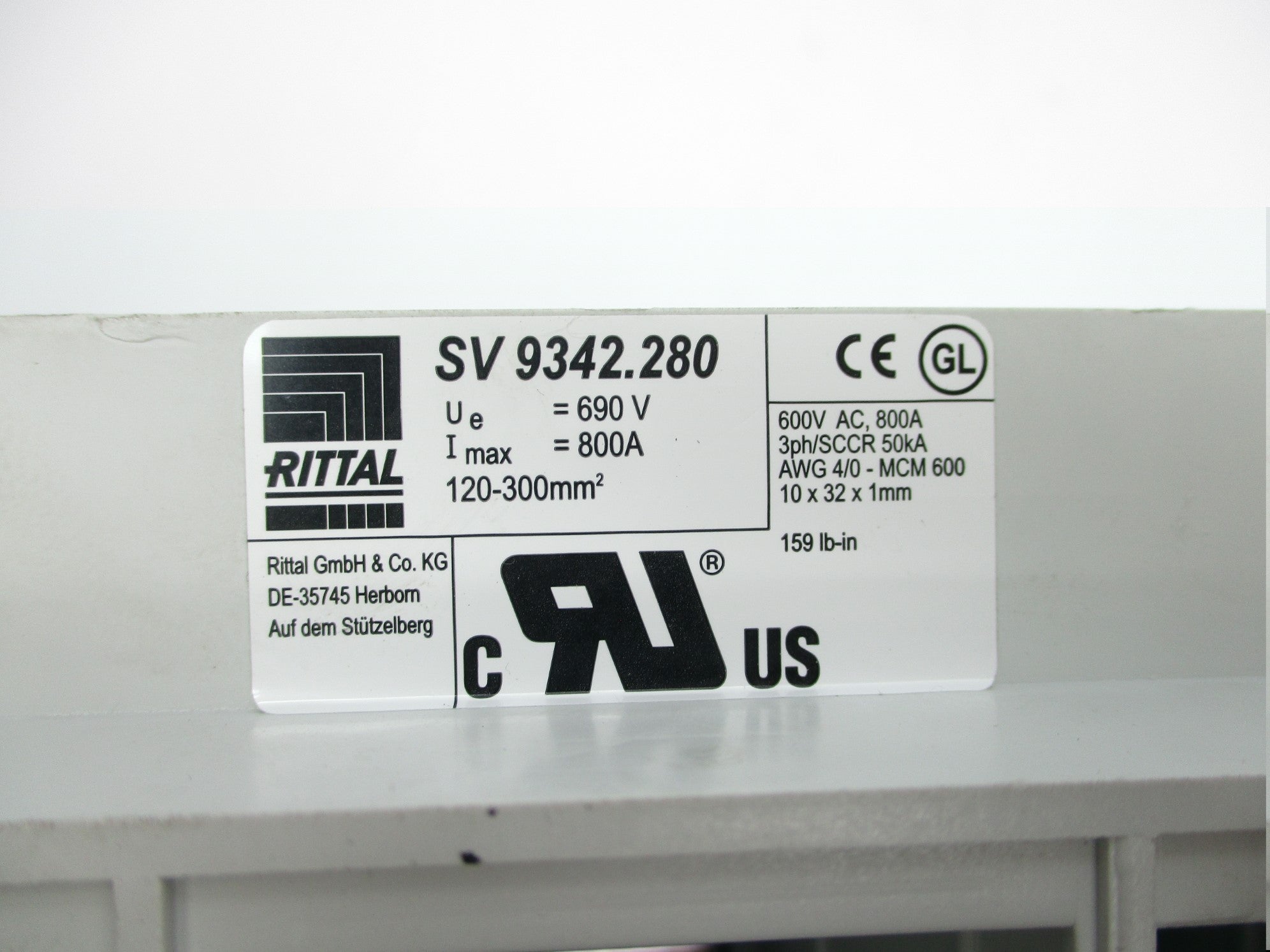 RITTAL SV9342.280 (AS PICTURED) NUPI
