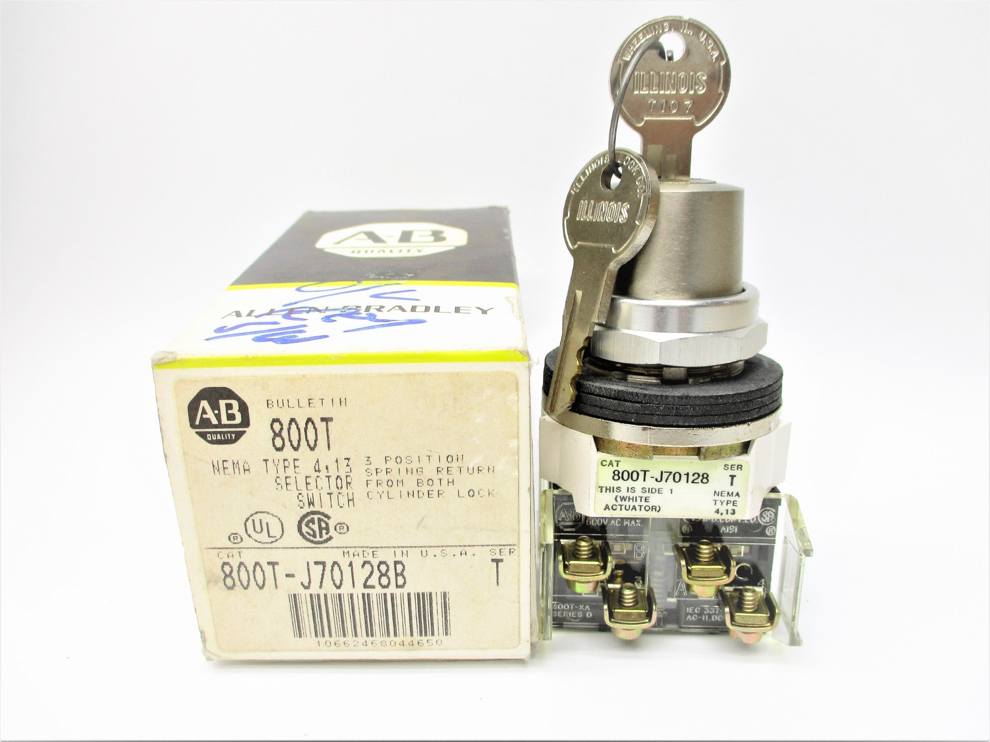 INDUSTRIAL SPARE PART 800T-J70128B SER. T (BK/YL) NSMP