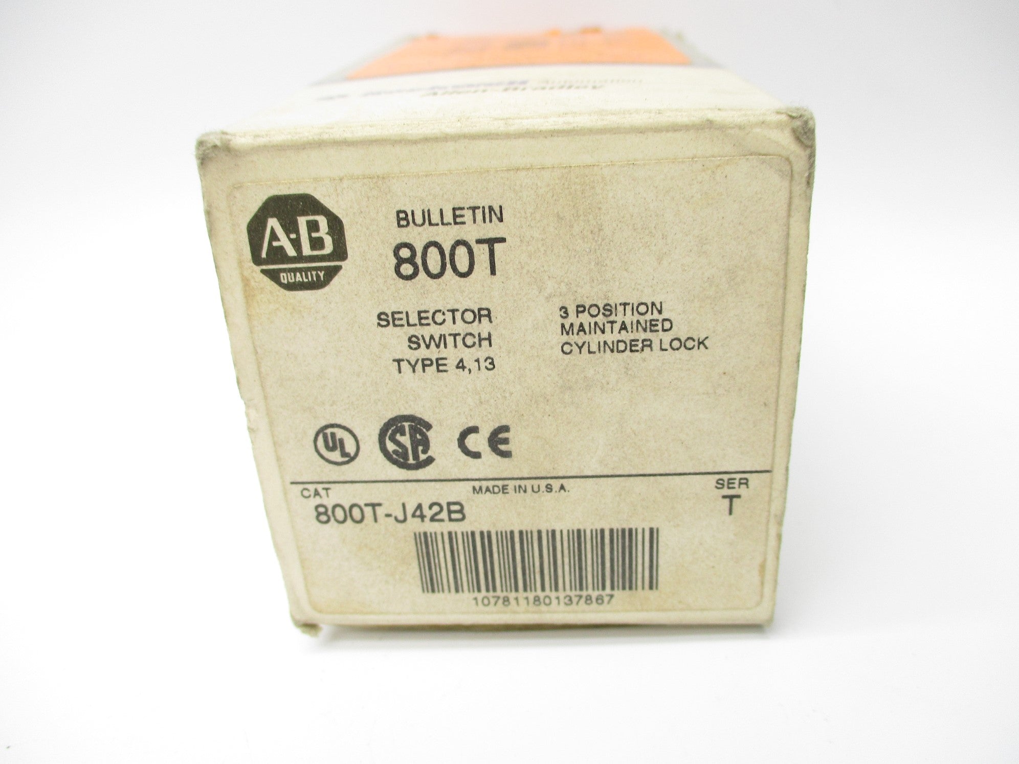 ALLEN BRADLEY 800T-J42B SER. T (GY/BL) NSMP