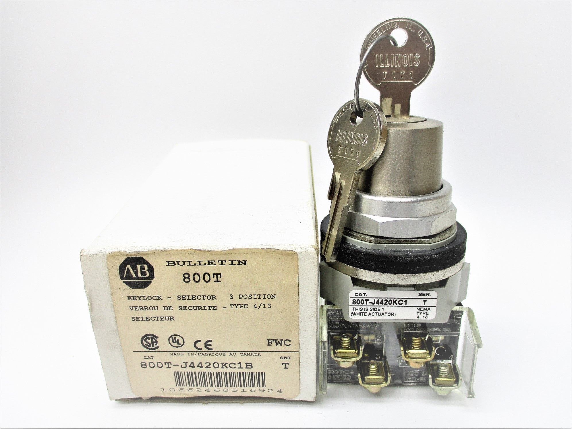 INDUSTRIAL SPARE PART 800T-J4420KC1B SER. T (WH) NSMP