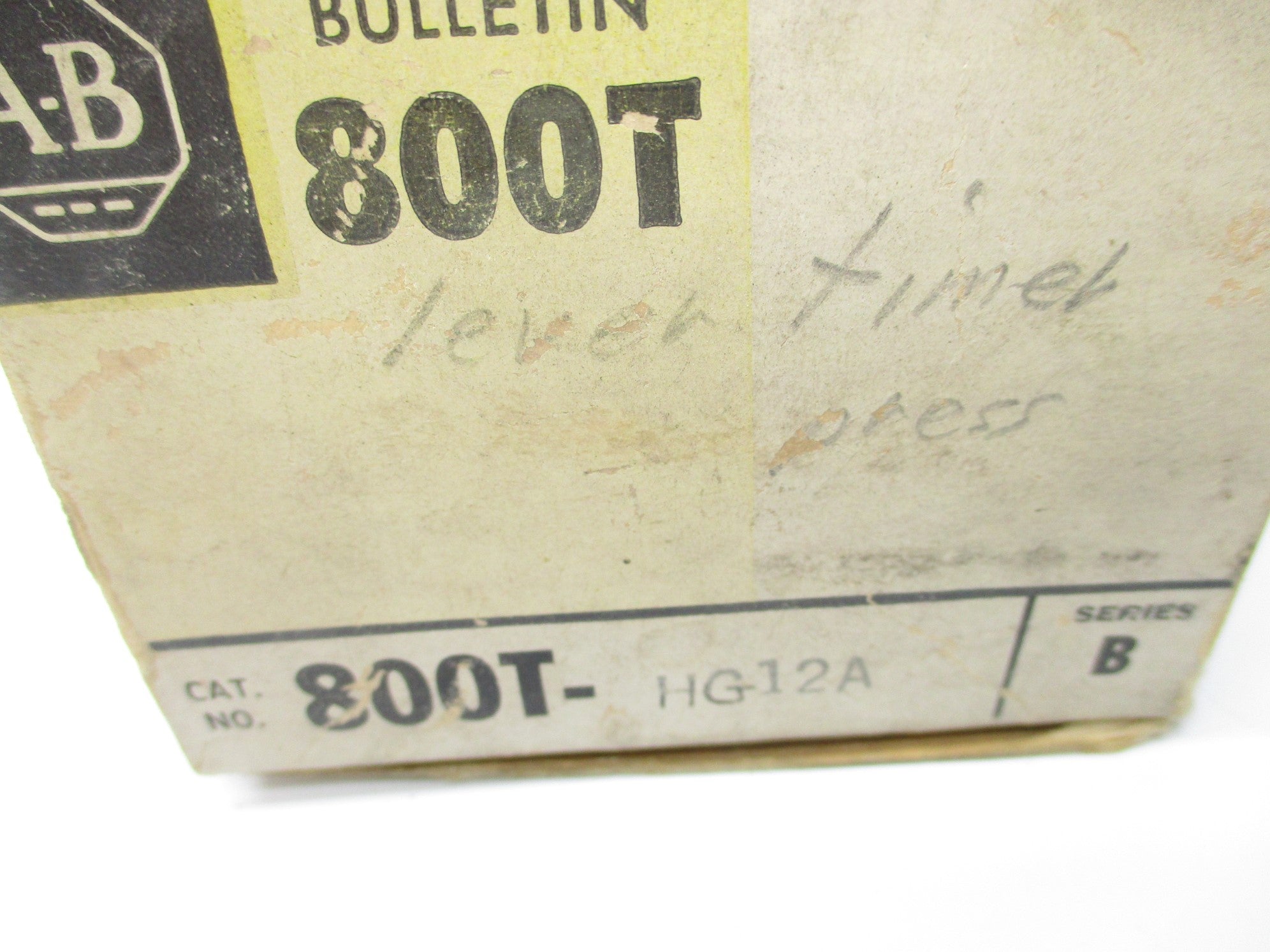 INDUSTRIAL SPARE PART 800T-HG12A SER. B (BK/YL) NSMP