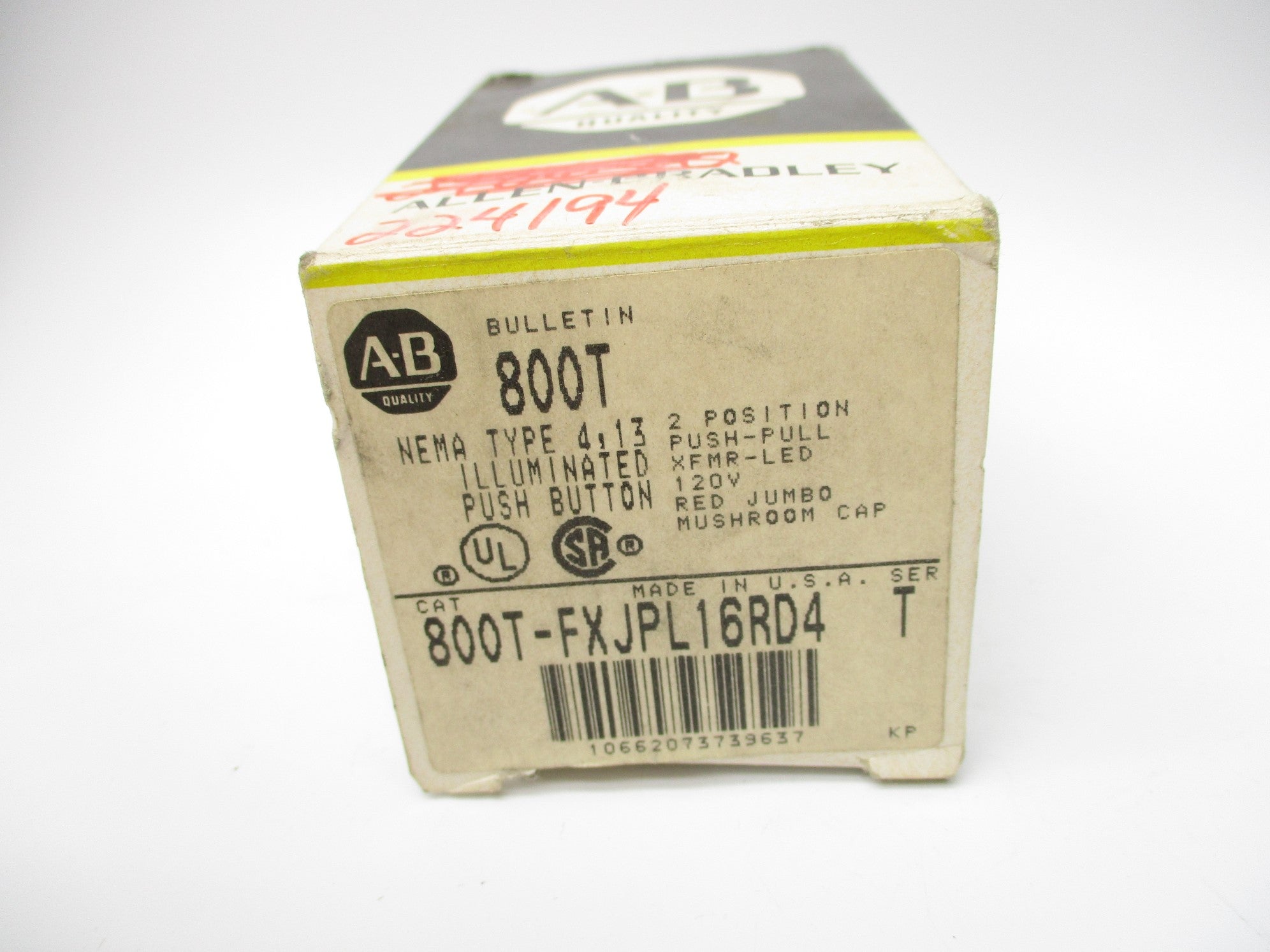 INDUSTRIAL SPARE PART 800T-FXJPL16RD4 SER. T (BK/YL) NSMP
