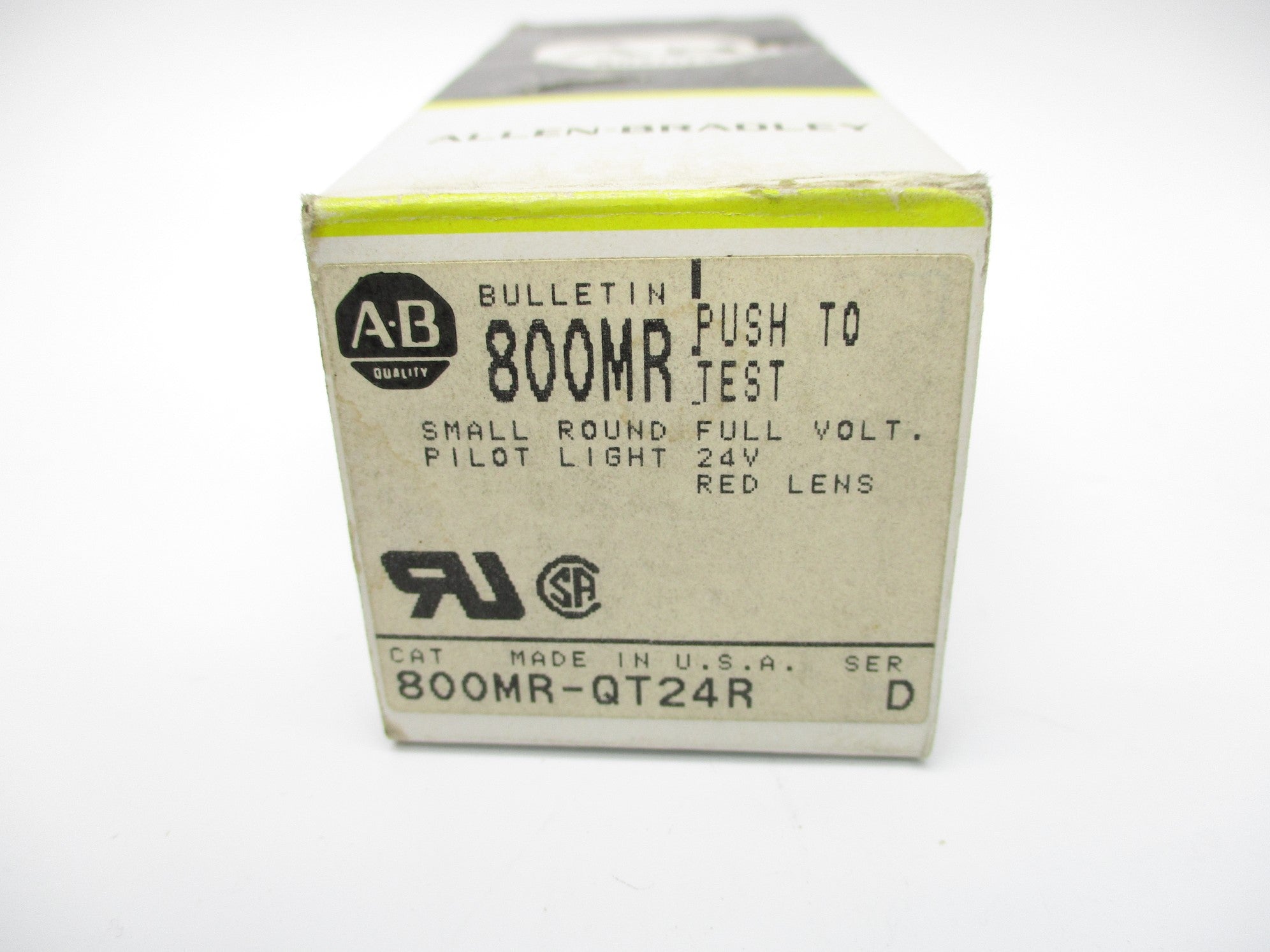 INDUSTRIAL SPARE PART 800MR-QT24R SER. D (BK/YL) NSMP