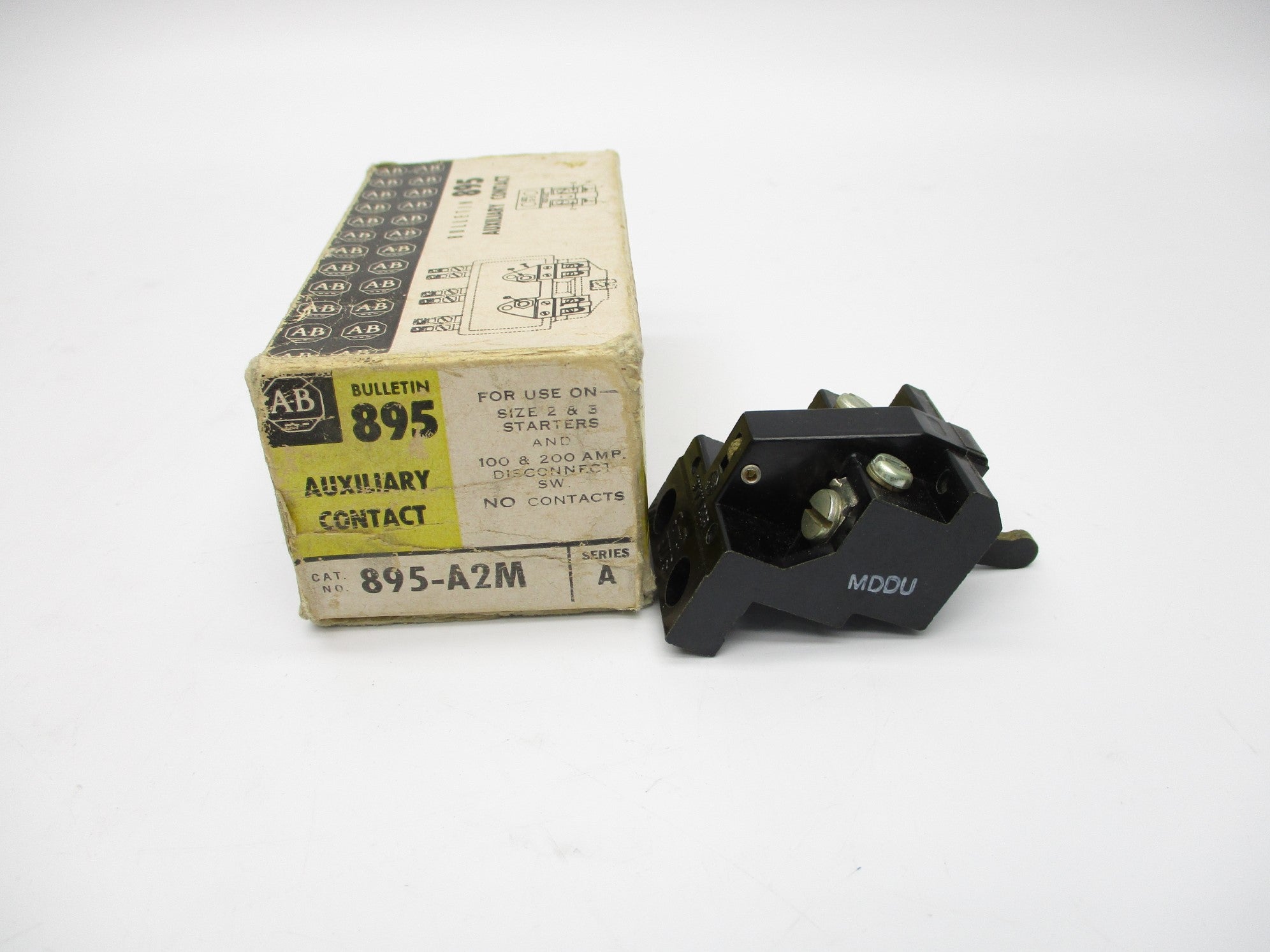 INDUSTRIAL SPARE PART 895-A2M SER. A 600VAC 100/200A (BK/YL) NSMP