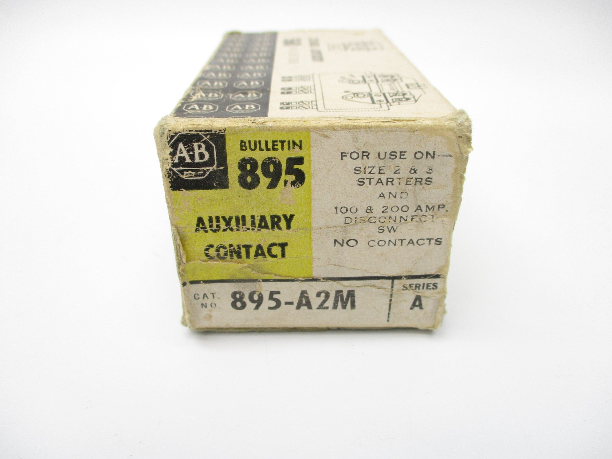 INDUSTRIAL SPARE PART 895-A2M SER. A 600VAC 100/200A (BK/YL) NSMP