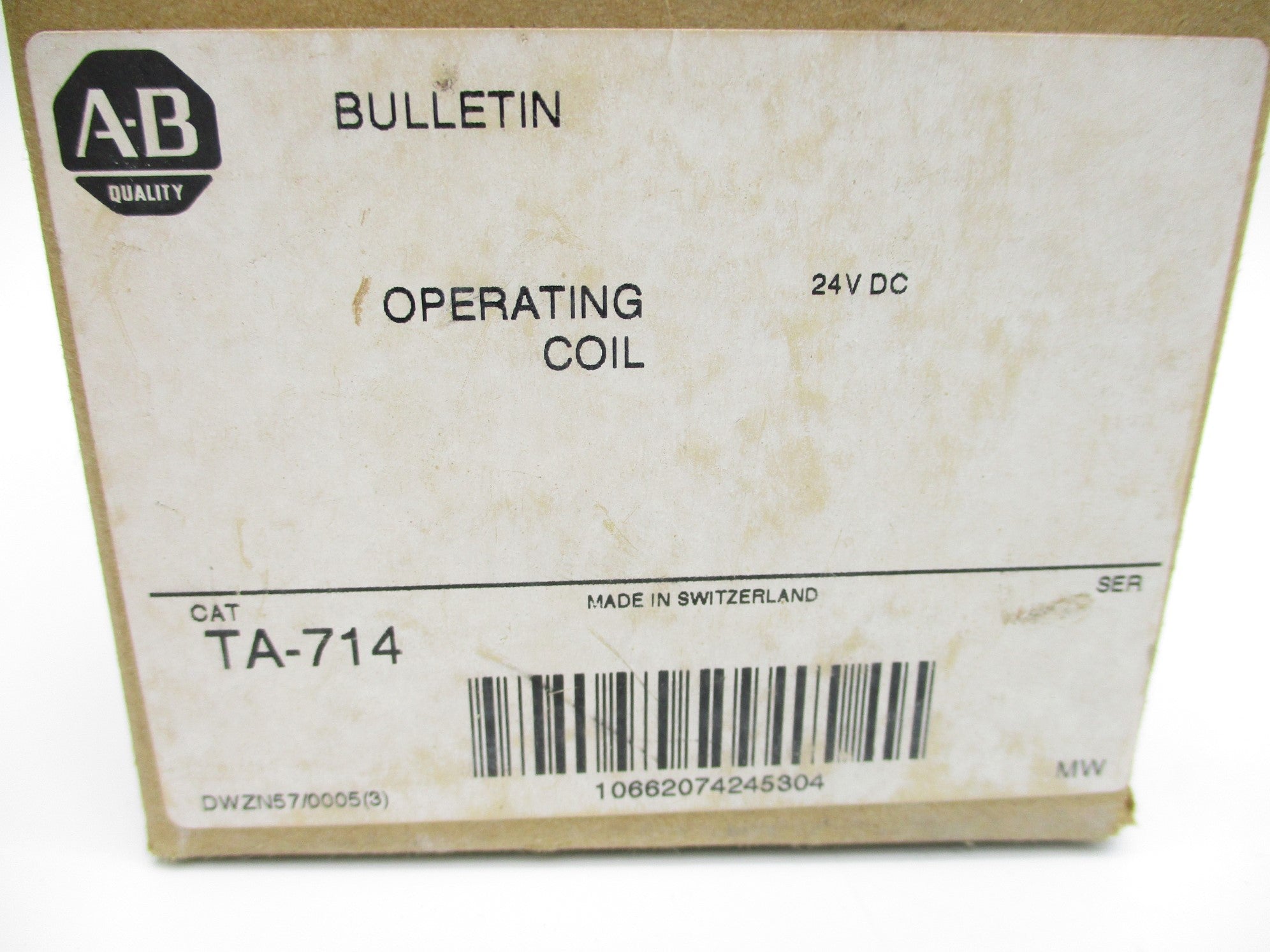 INDUSTRIAL SPARE PART TA-714 24VDC (BR/WH) NSMP