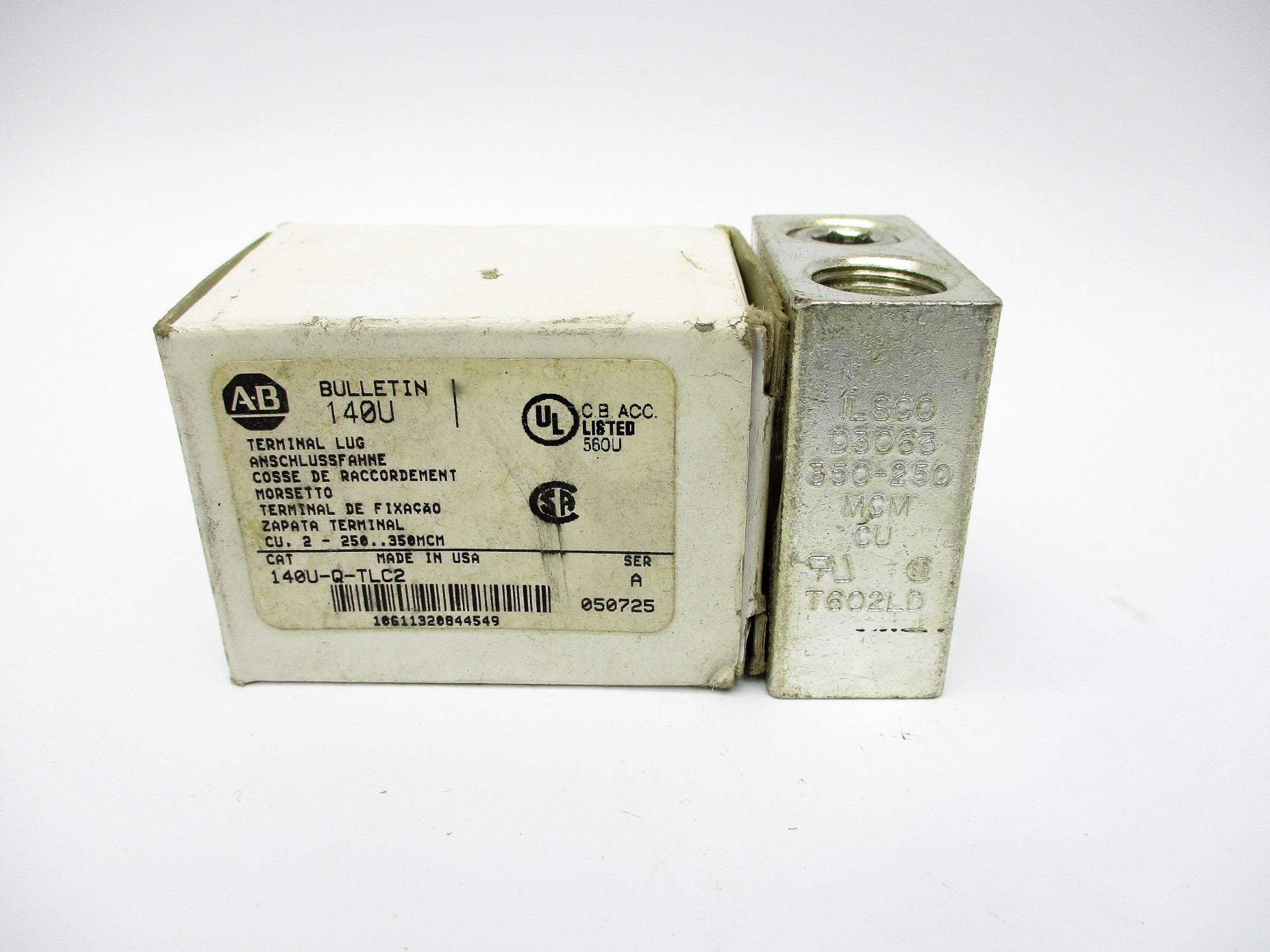 ALLEN BRADLEY 140U-Q-TLC2 SER. A (WH) NSMP