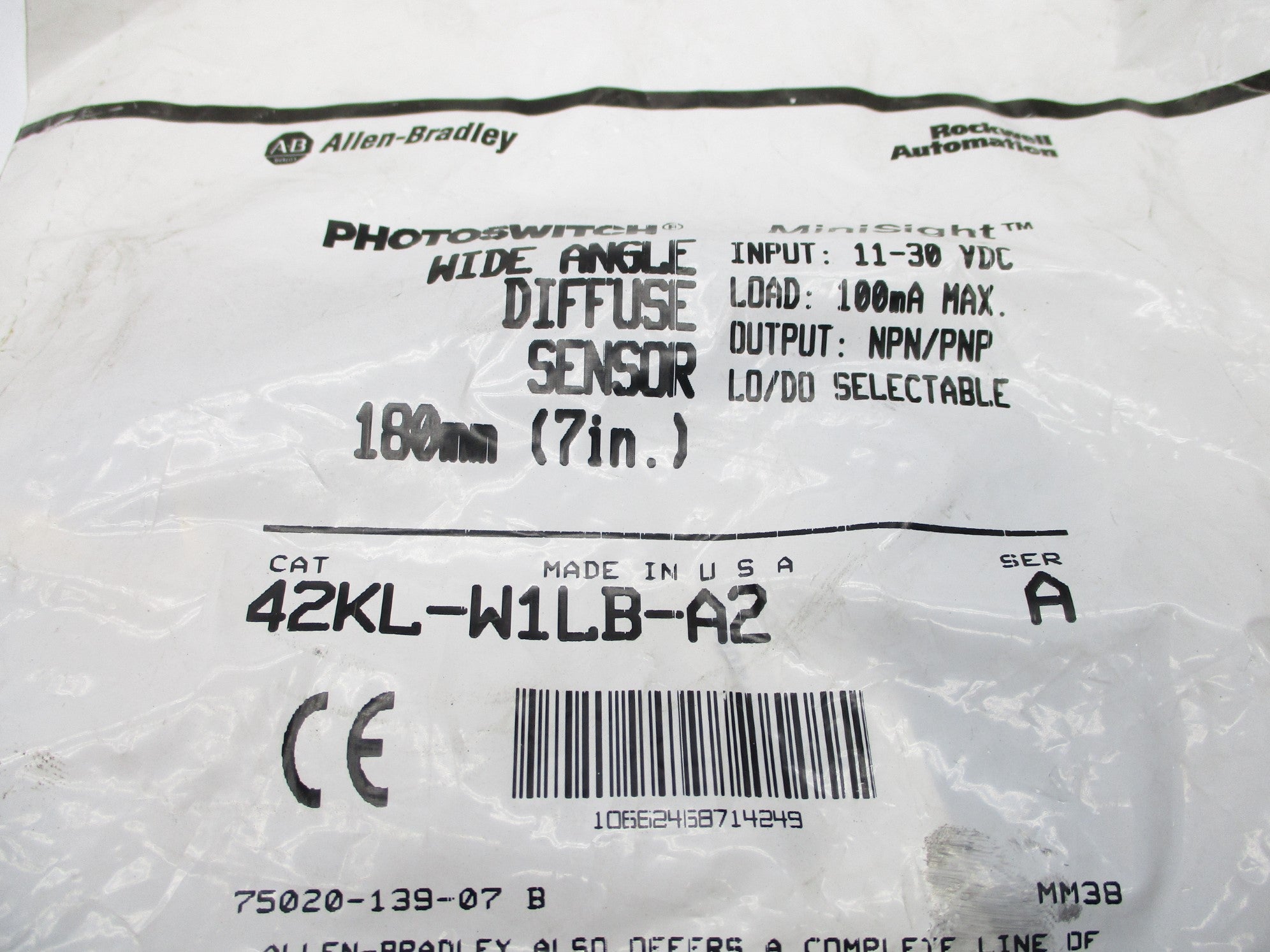 ALLEN BRADLEY 42KL-W1LB-A2 SER. A NSMP