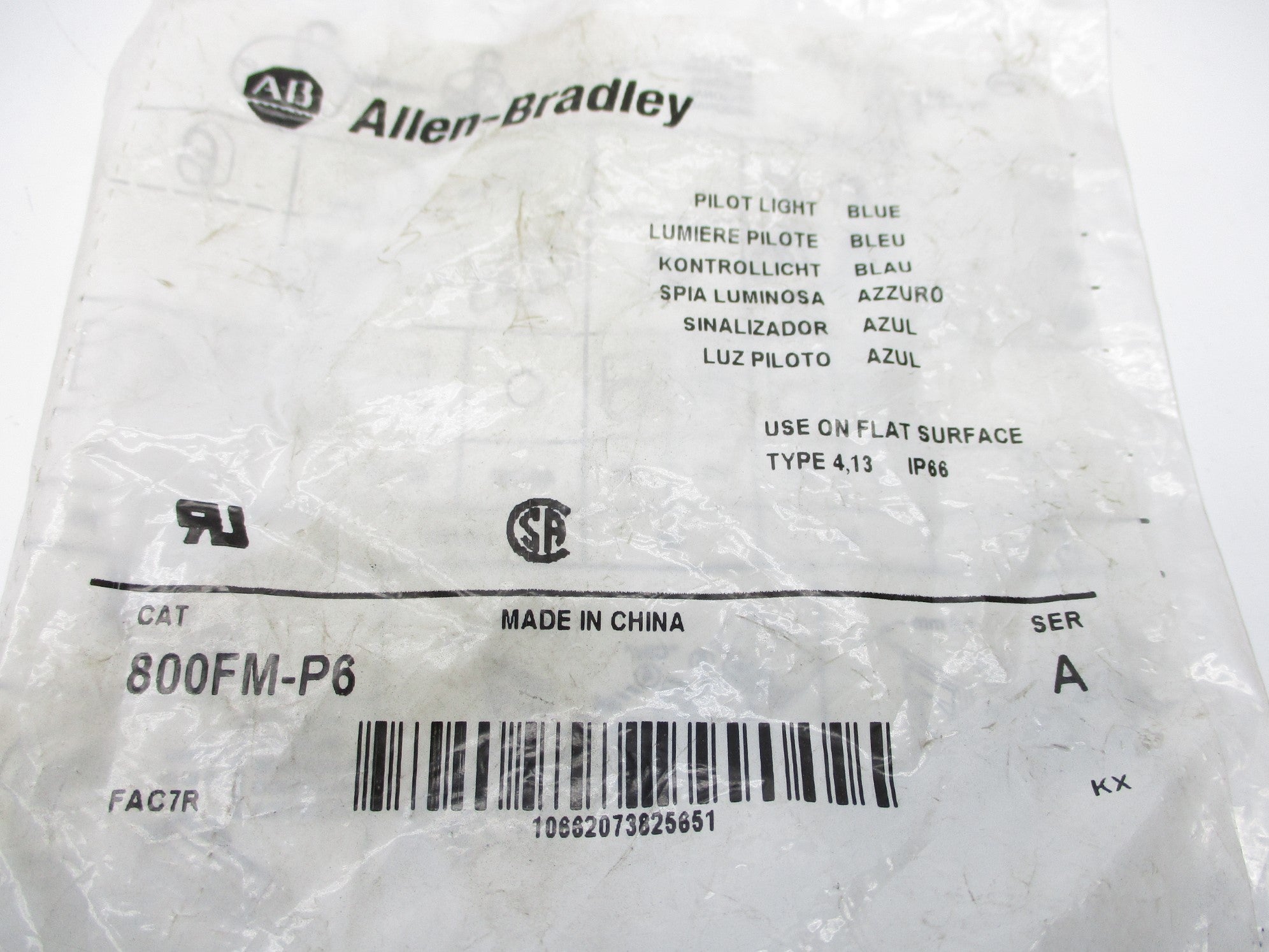 INDUSTRIAL SPARE PART 800FM-P6 SER. A NSMP