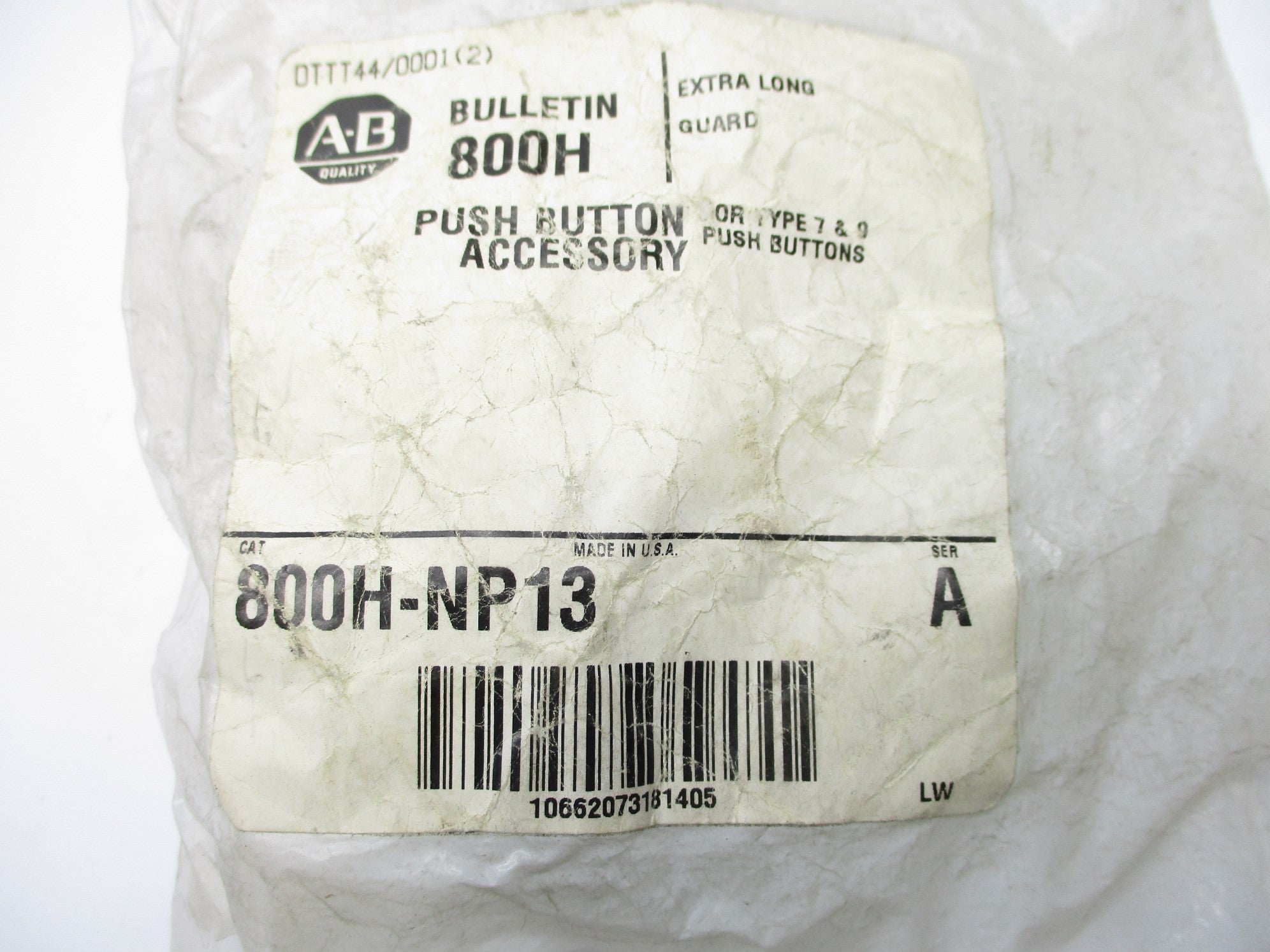 ALLEN BRADLEY 800H-NP13 SER. A NSMP