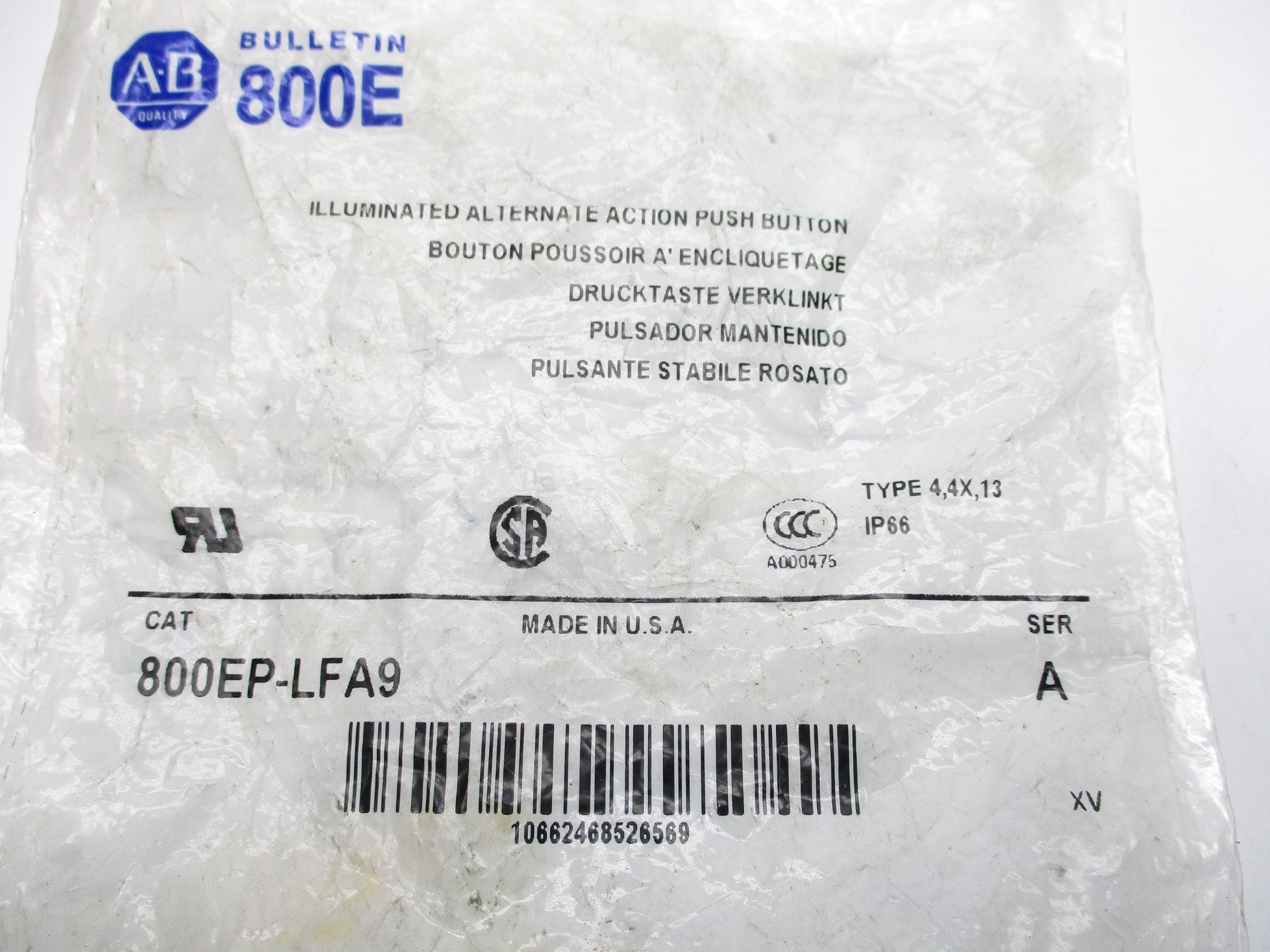 INDUSTRIAL SPARE PART 800EP-LFA9 SER. A NSMP