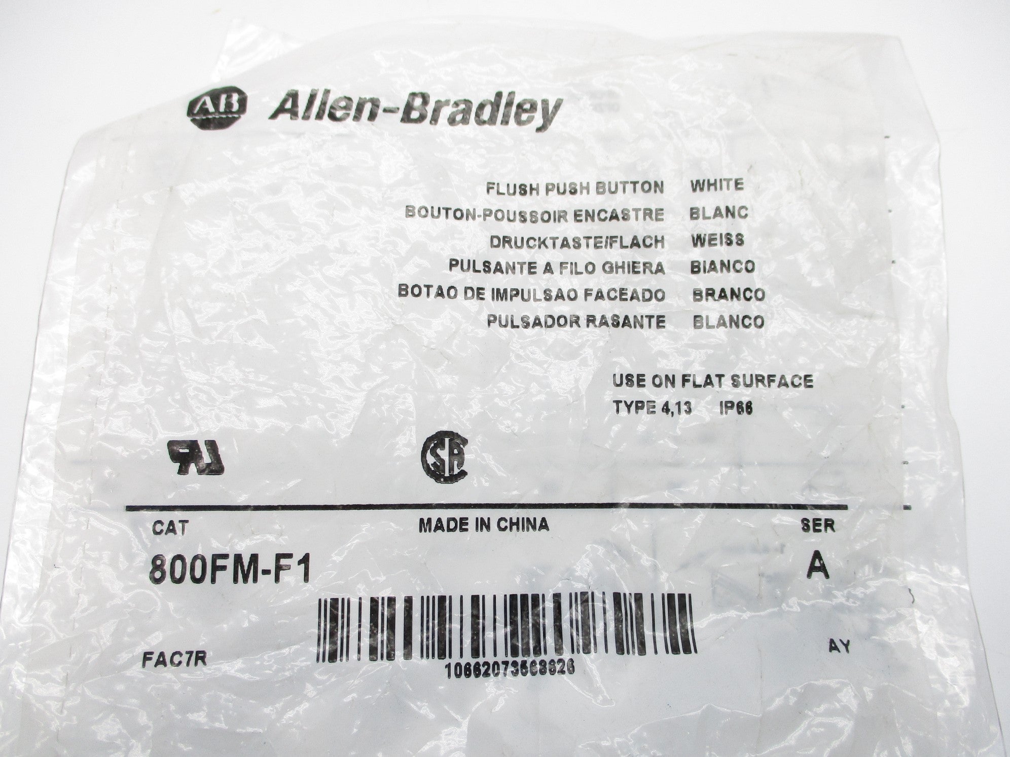 INDUSTRIAL SPARE PART 800FM-F1 SER. A NSMP