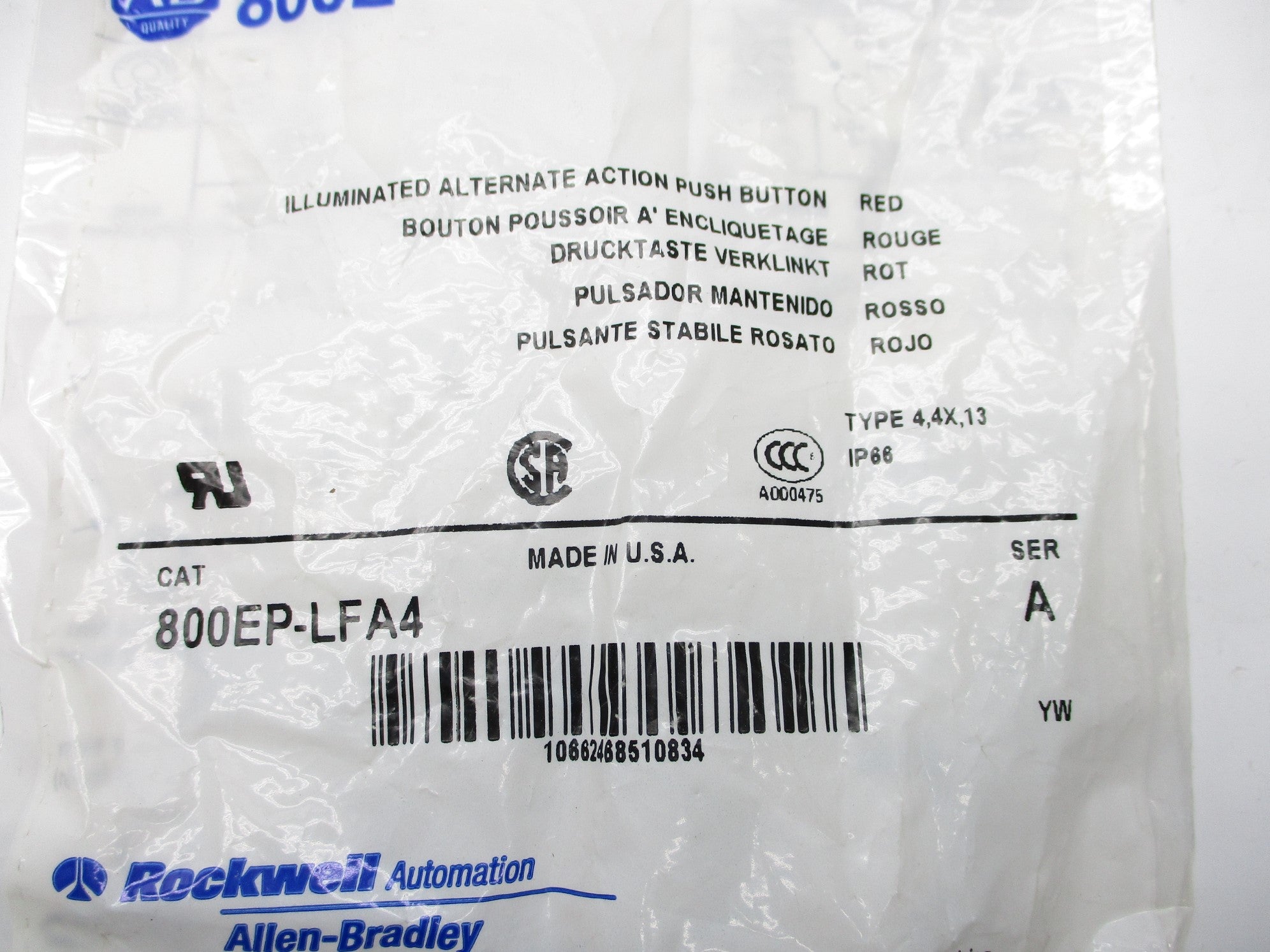 INDUSTRIAL SPARE PART 800EP-LFA4 SER. A NSMP