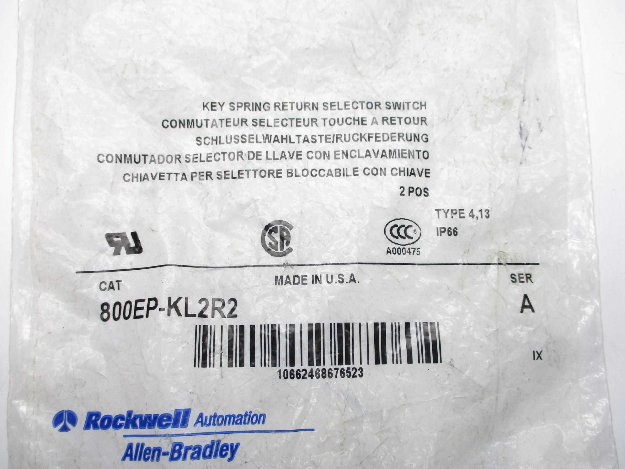 INDUSTRIAL SPARE PART 800EP-KL2R2 SER. A NSMP