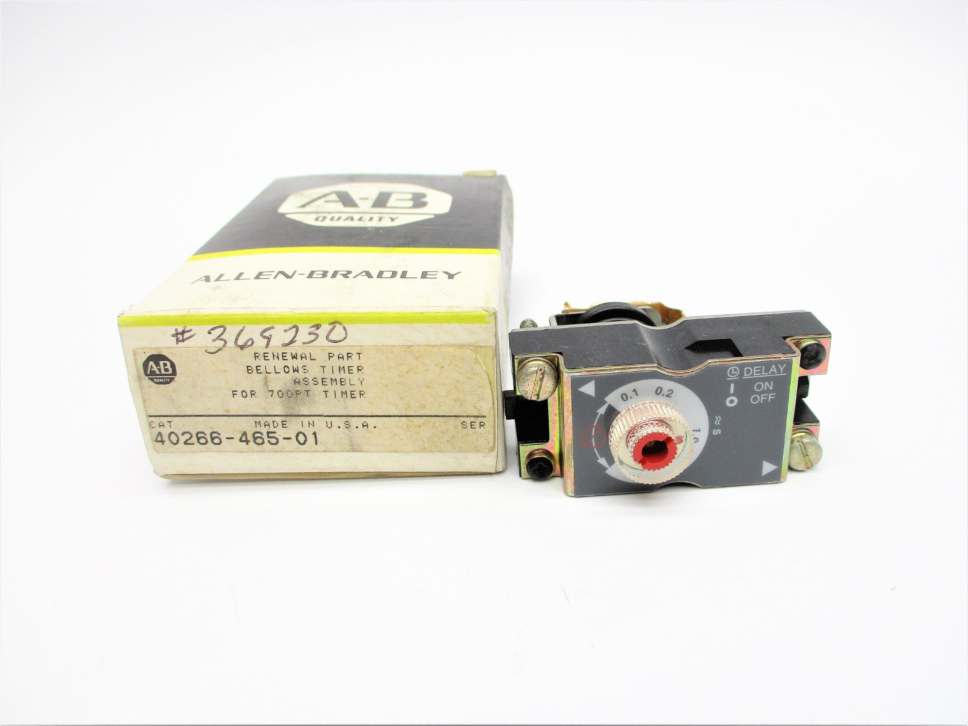 ALLEN BRADLEY 40266-465-01 (BK/YL) NSMP