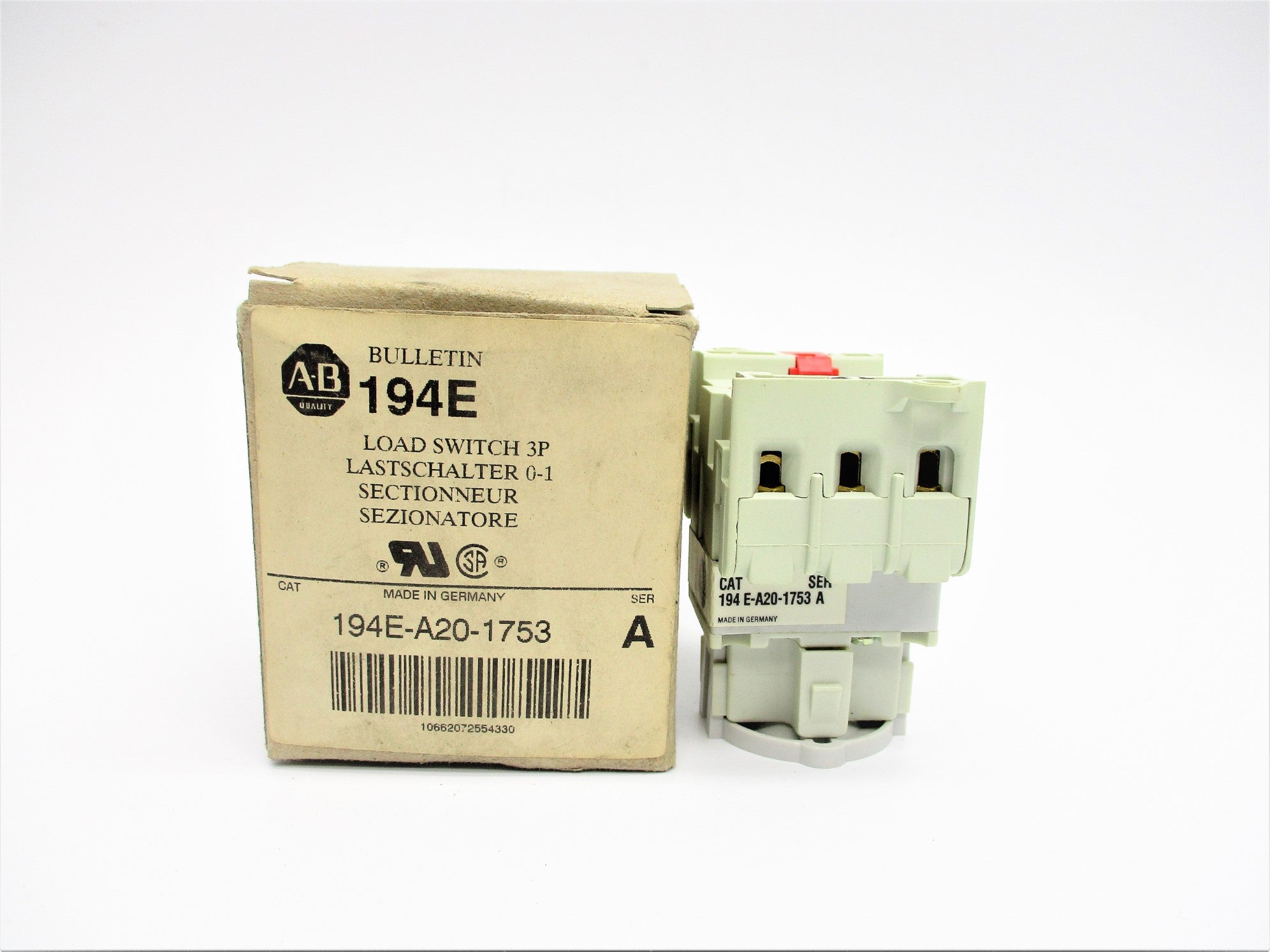 ALLEN BRADLEY 194E-A20-1753 SER. A (WH) NSMP