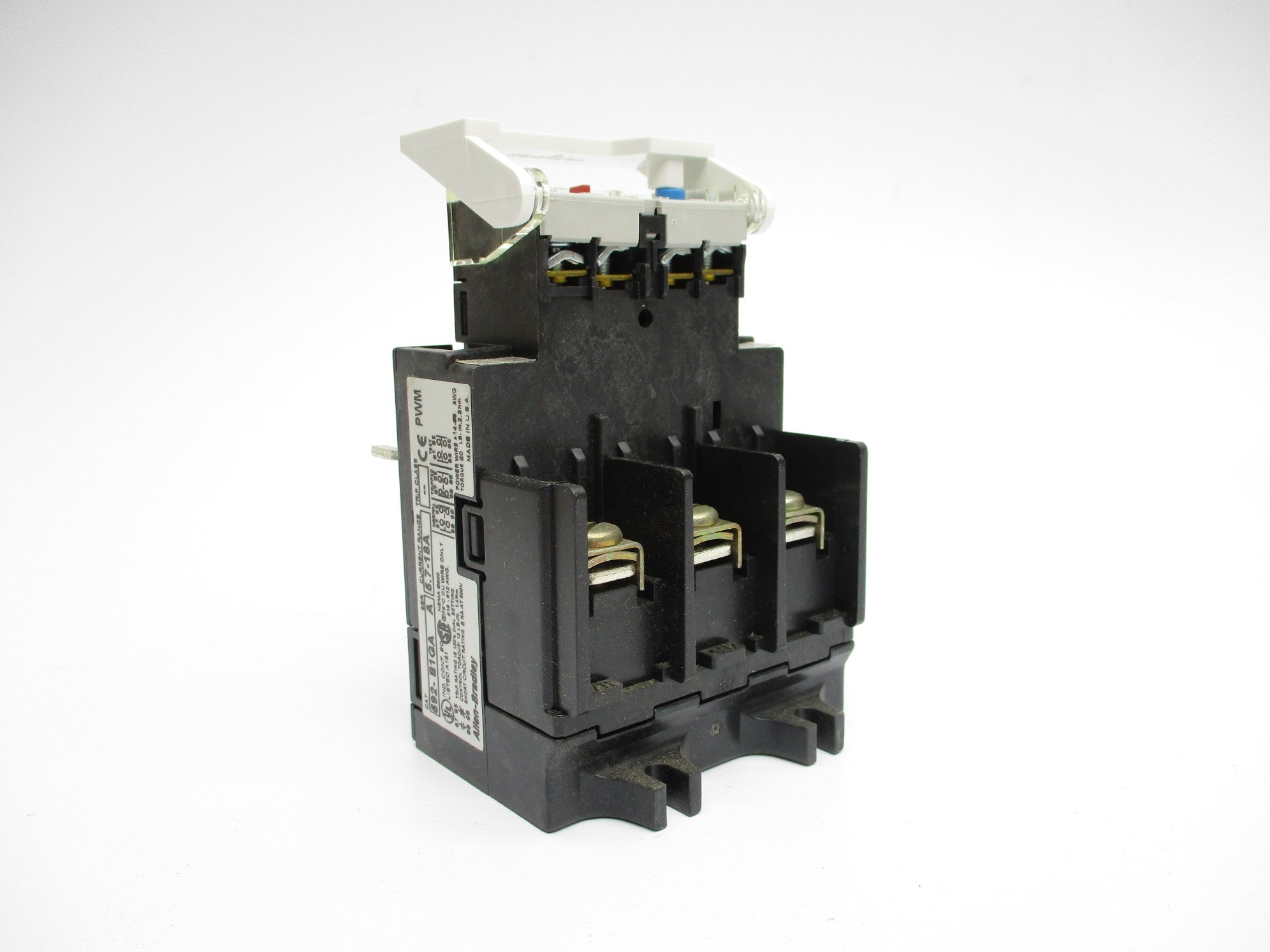 ALLEN BRADLEY 592-B1GA SER. A 600V 5.7-18A (BR/WH) NSMP