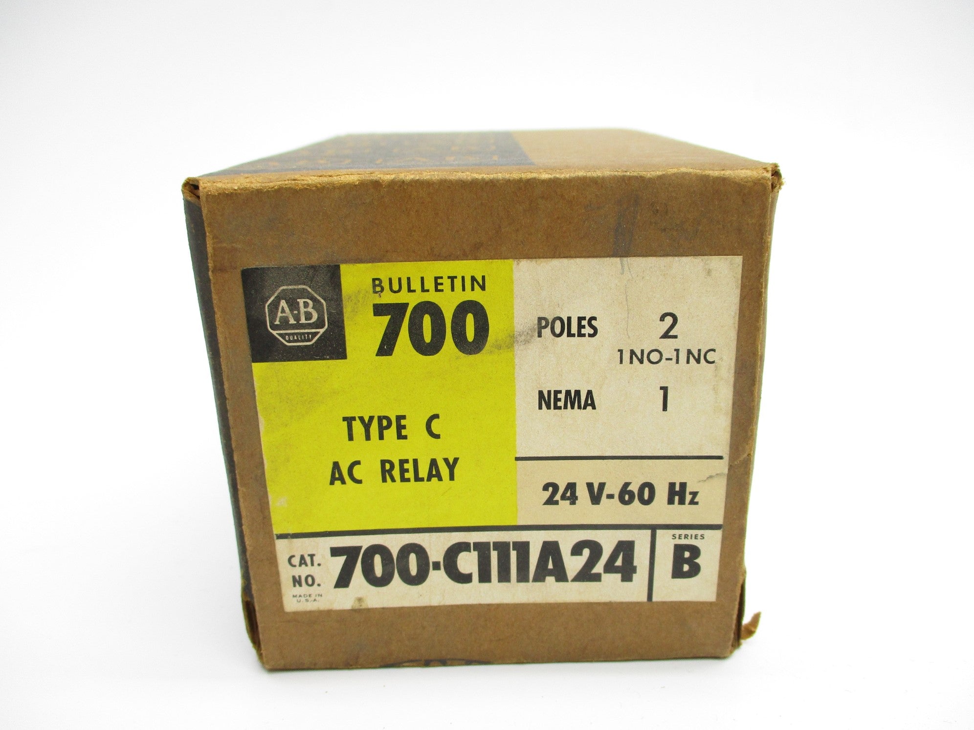 INDUSTRIAL SPARE PART 700-C111A24 SER. B 24V (BR/YL) NSMP