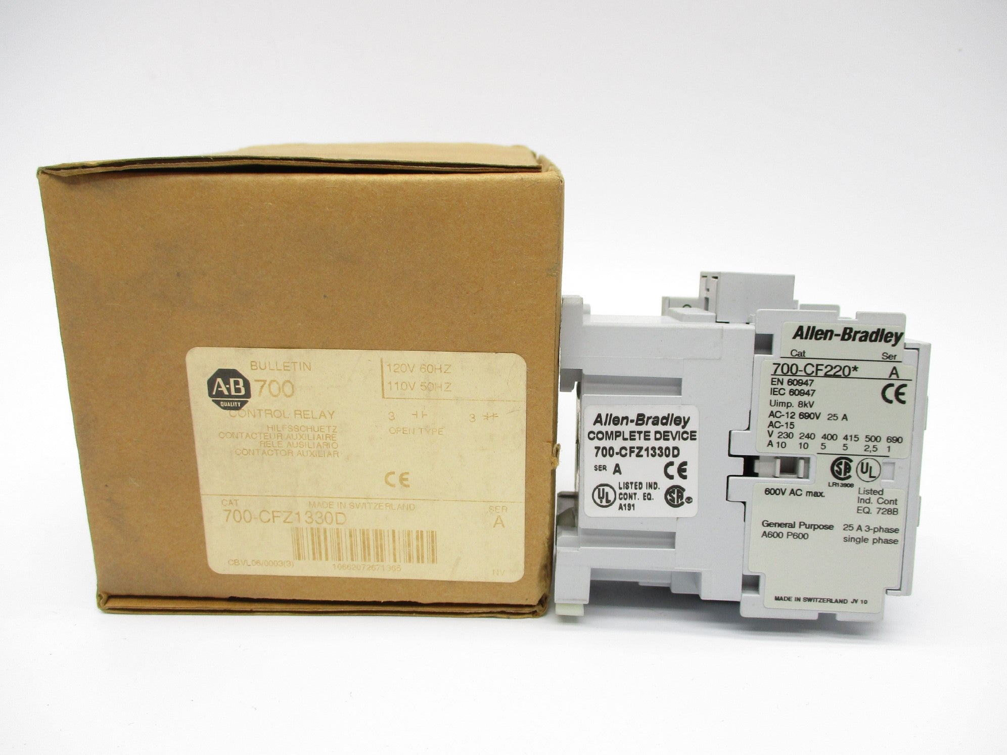 INDUSTRIAL SPARE PART 700-CFZ1330D SER. A 110/120V (BR/WH) NSMP