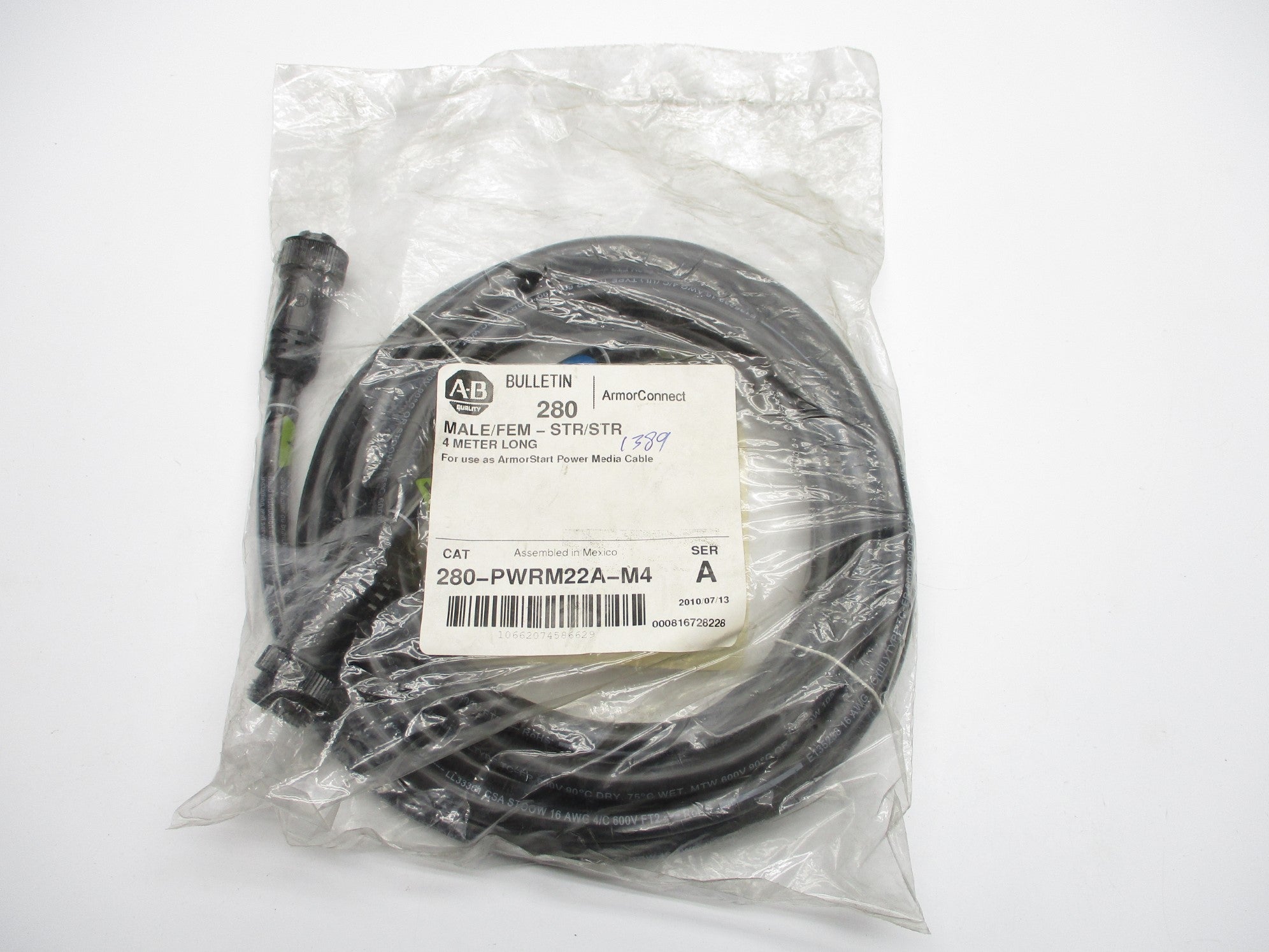 ALLEN BRADLEY 280-PWRM22A-M4 SER. A NSMP