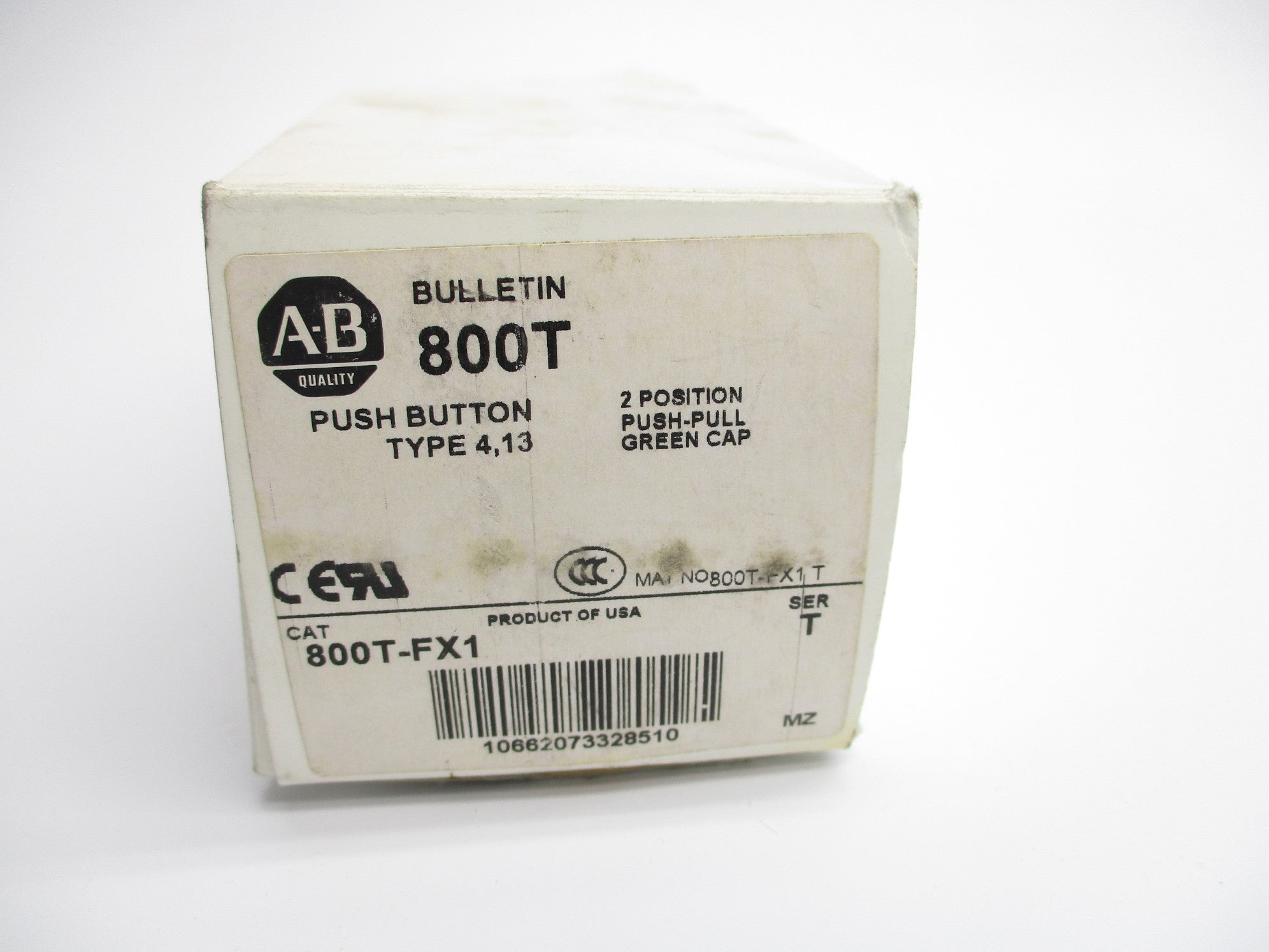 ALLEN BRADLEY 800T-FX1 SER. T (WH) NSMP
