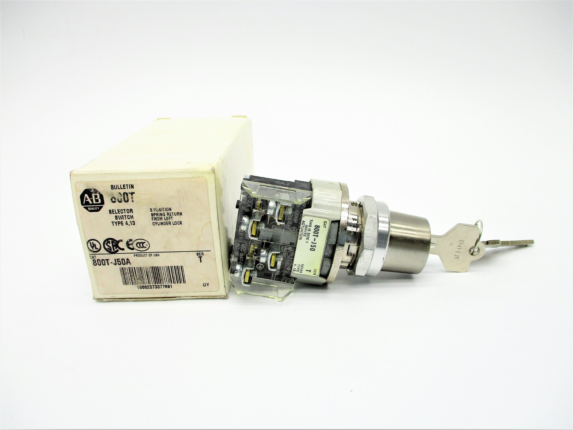 ALLEN BRADLEY 800T-J50A SER. T (WH) NSMP