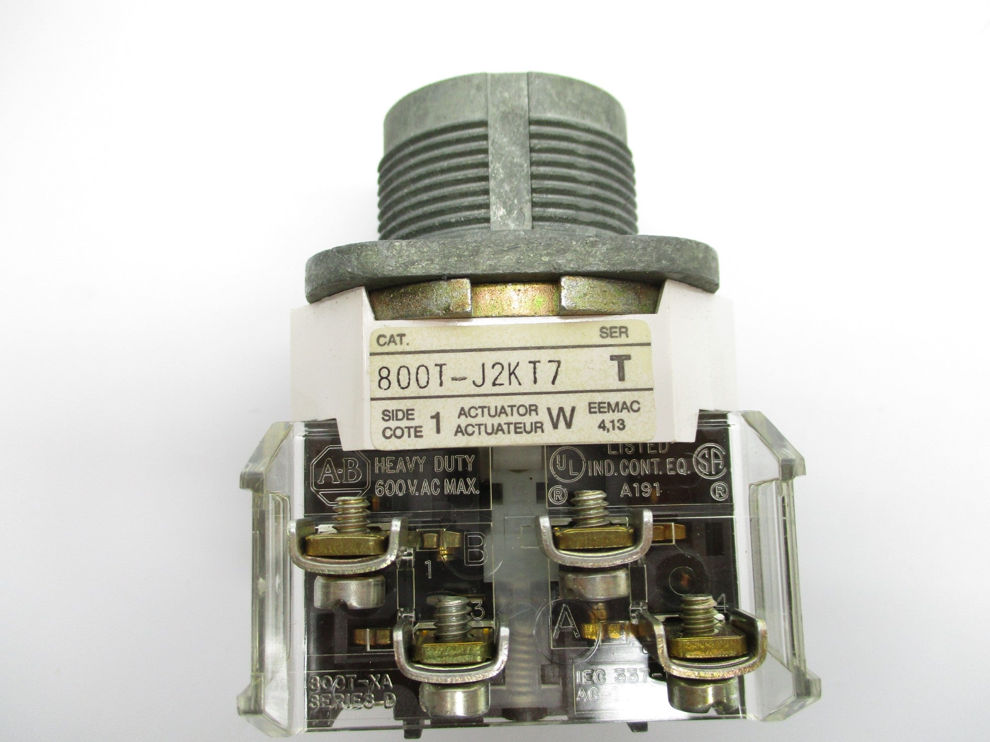 ALLEN BRADLEY 800T-J2KT7 SER. T NSNP