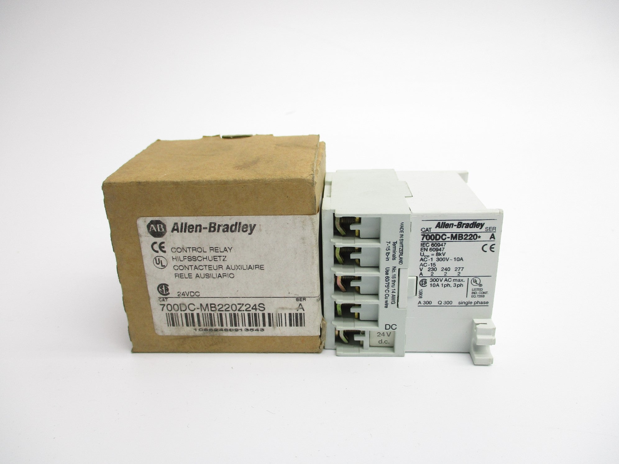 INDUSTRIAL SPARE PART 700DC-MB220Z24S SER. A 24VDC 10A (BR/WH) NSMP