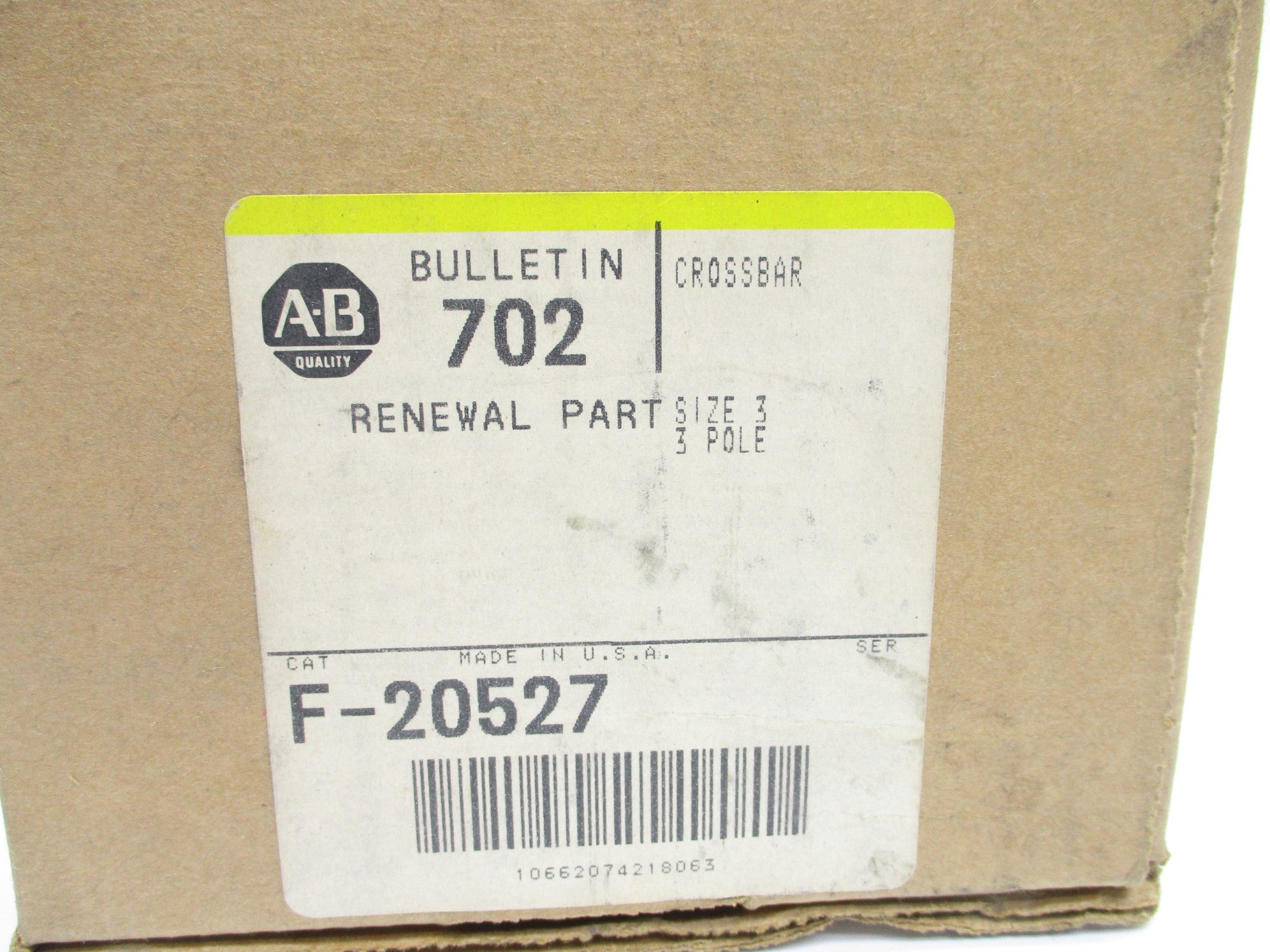 INDUSTRIAL SPARE PART F-20527 (BR/YL) NSMP