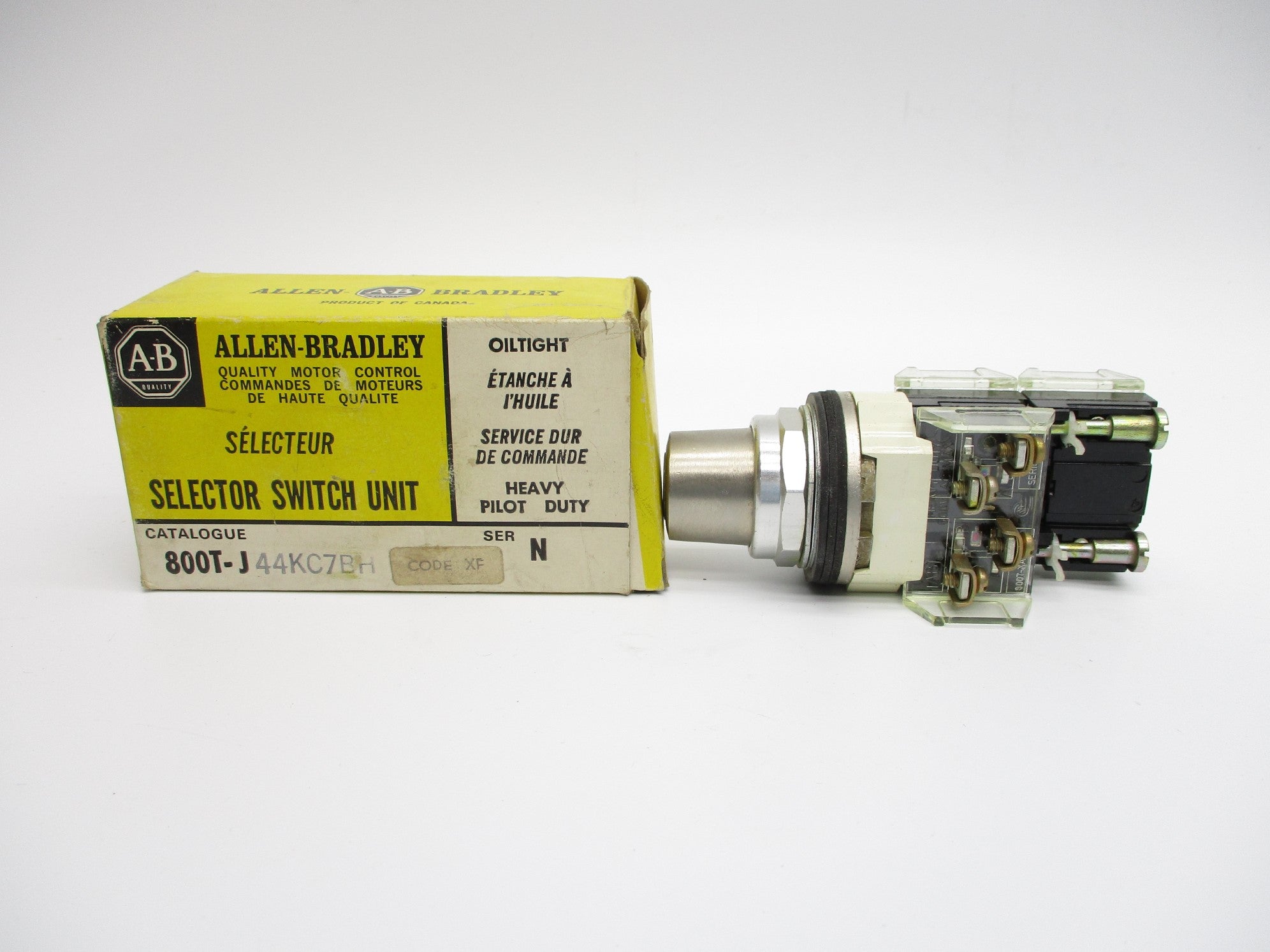 INDUSTRIAL SPARE PART 800T-J44KC7BH SER. N (NO KEY) (BK/YL) NSMP