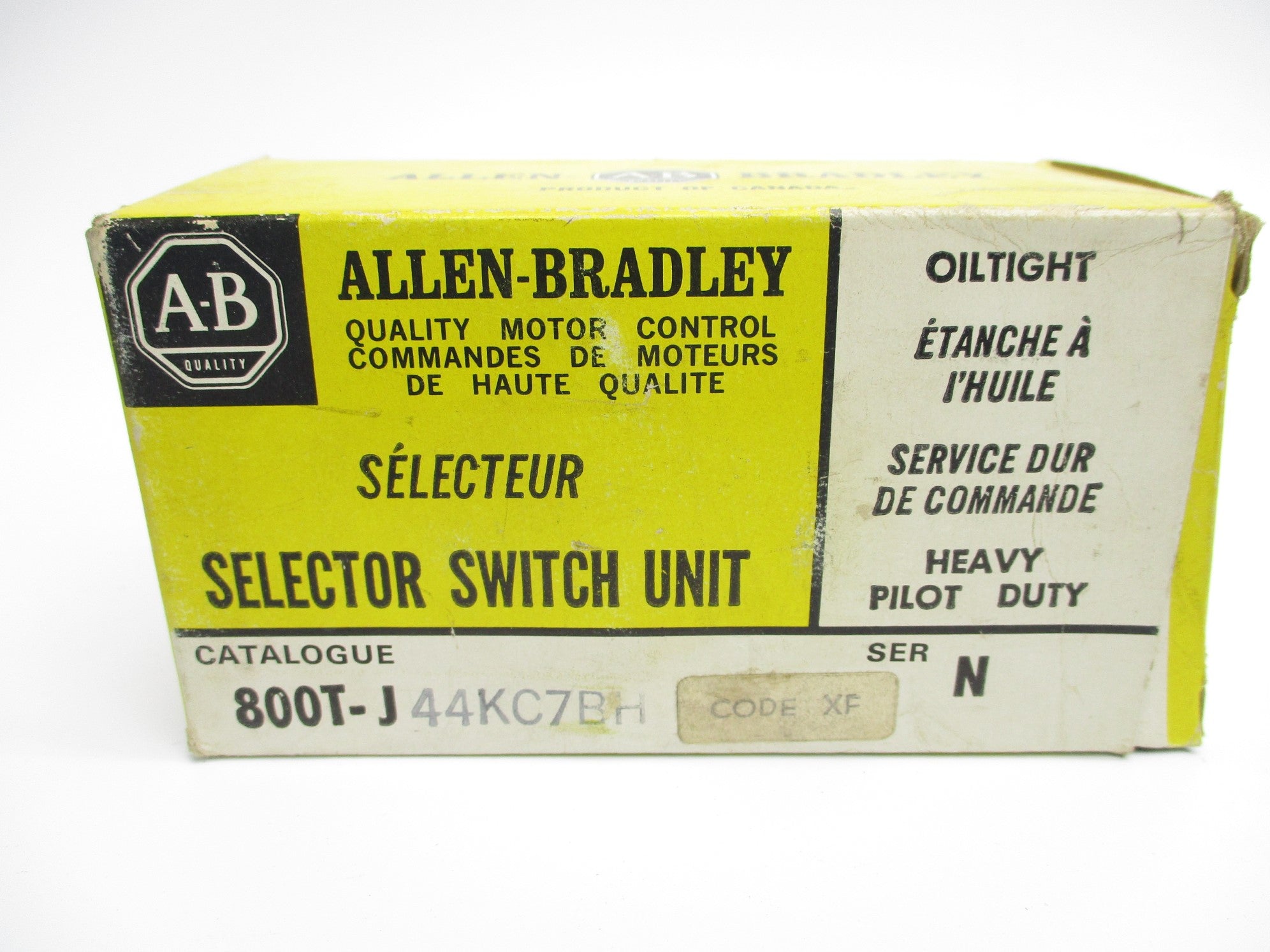 INDUSTRIAL SPARE PART 800T-J44KC7BH SER. N (NO KEY) (BK/YL) NSMP