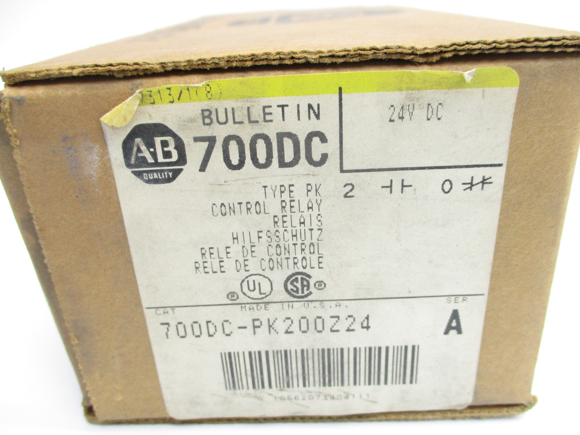 INDUSTRIAL SPARE PART 700DC-PK200Z24 SER. A 24VDC (BR/YL) NSMP
