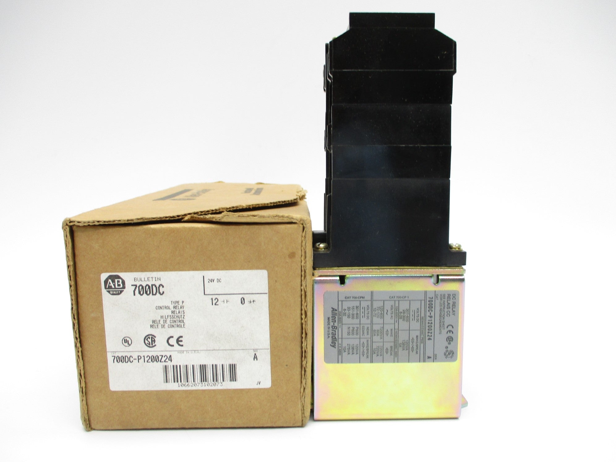 ALLEN BRADLEY 700DC-P1200Z24 SER. A 24VDC (BR/WH) NSMP