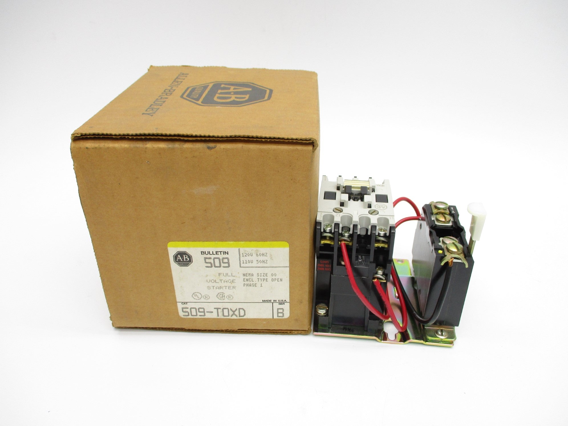 ALLEN BRADLEY 509-TOXD SER. B (BR/YL) NSMP